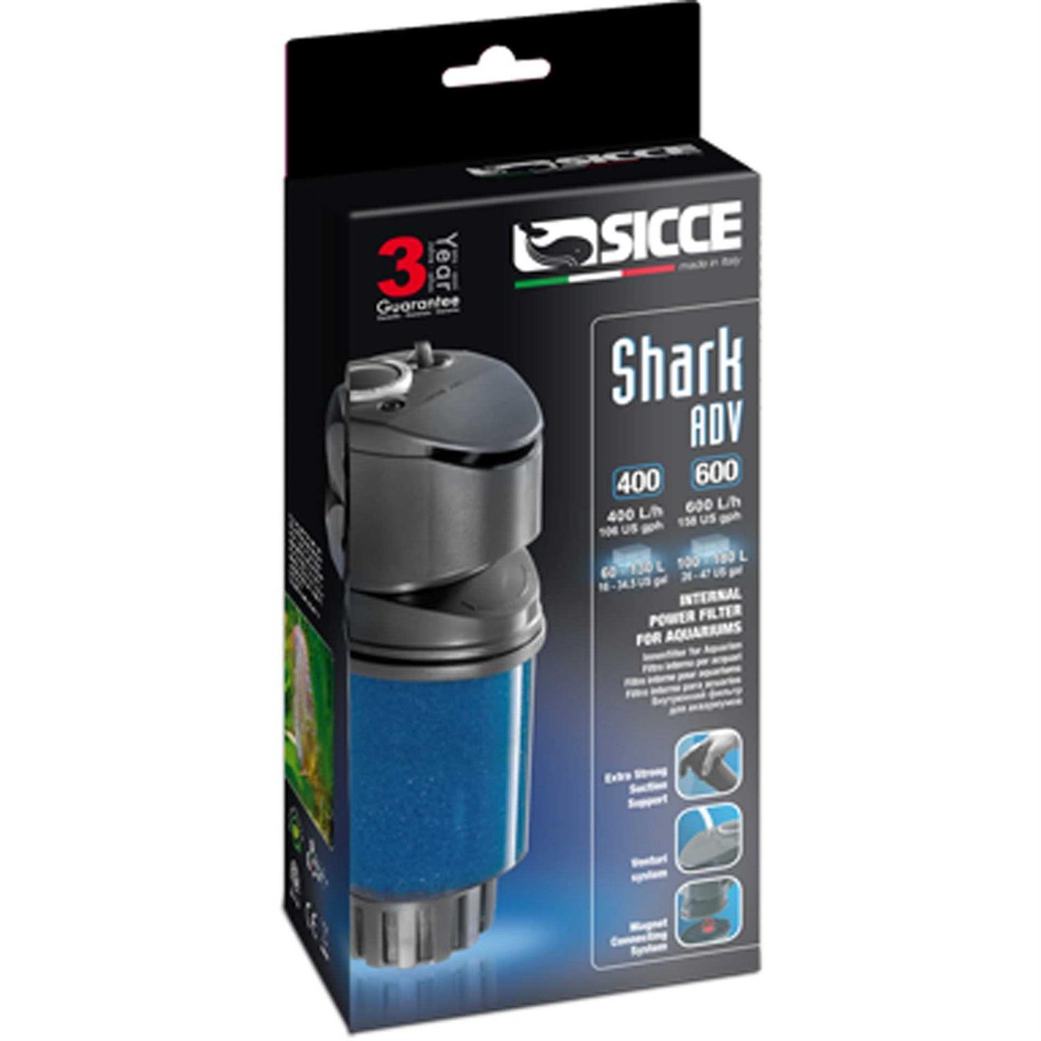 Sicce Shark ADV 600 Internal Filter - Pet Supplies online store