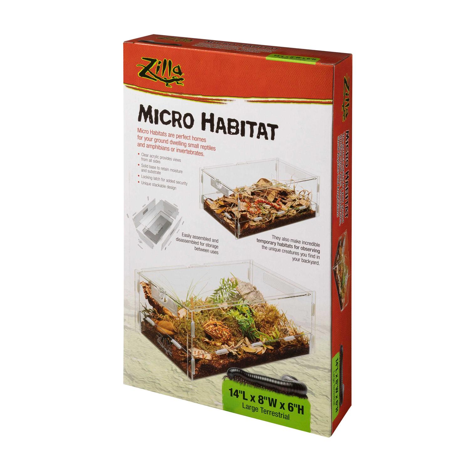 Zilla Micro Habitat Terrestrial - Pet Supplies online store