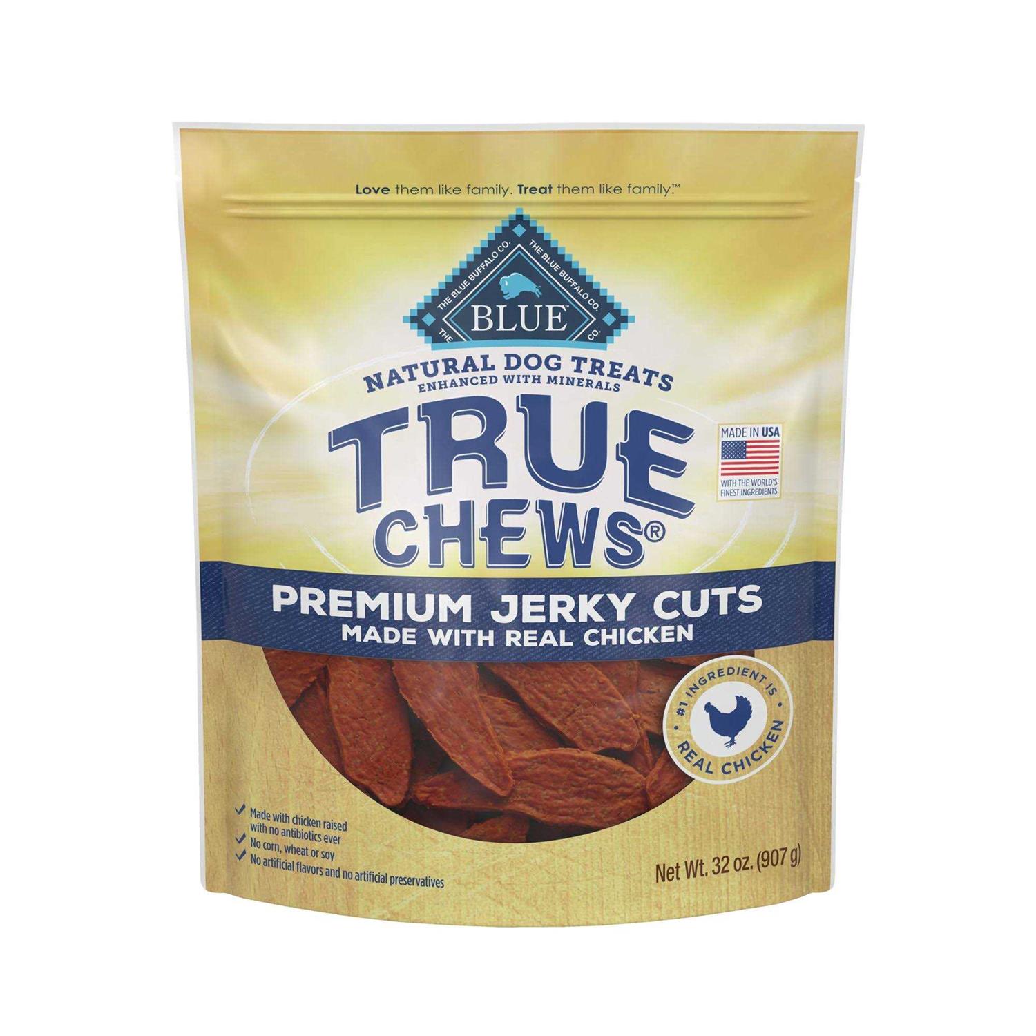 Blue Buffalo True Chews Premium Jerky Cuts Dog Treats - Pet Supplies online store
