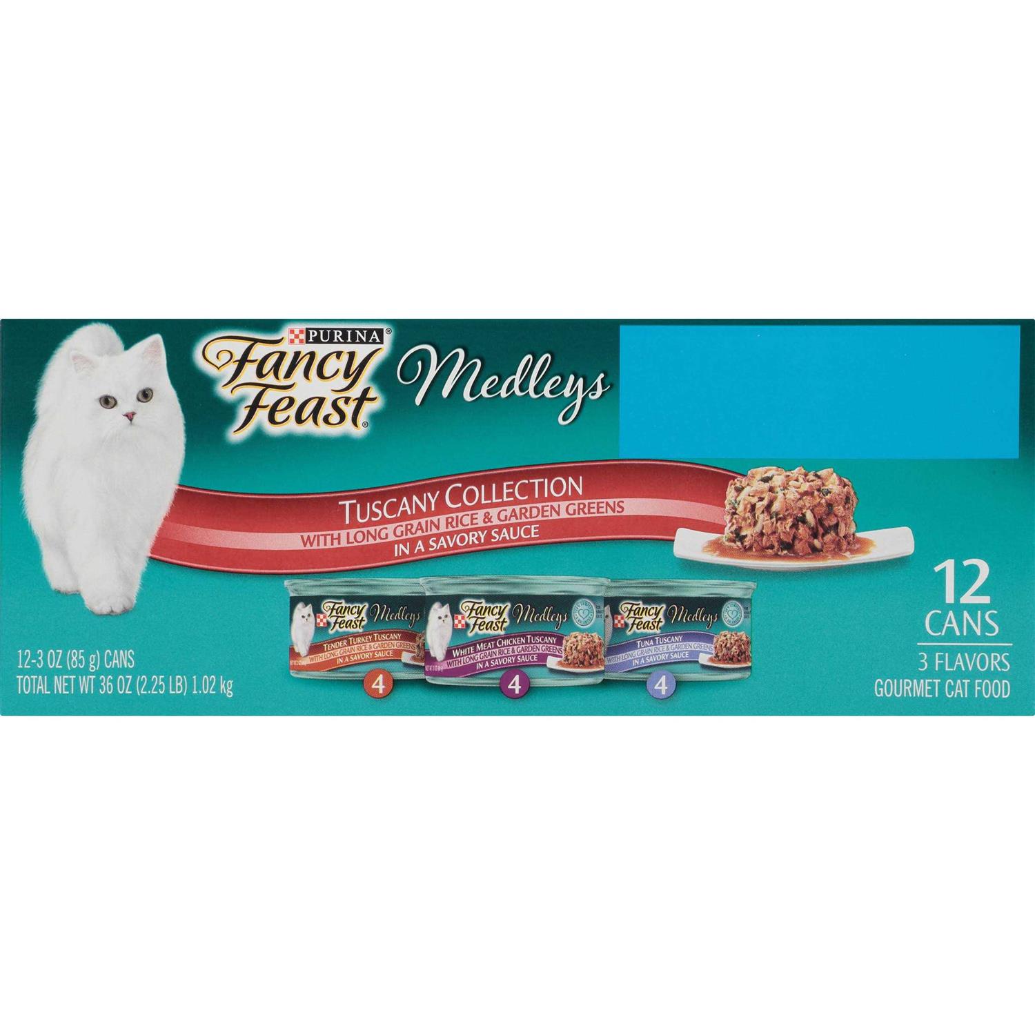 Fancy Feast Medleys Tuscany Wet Cat Food Variety Pack - Pet Supplies online store