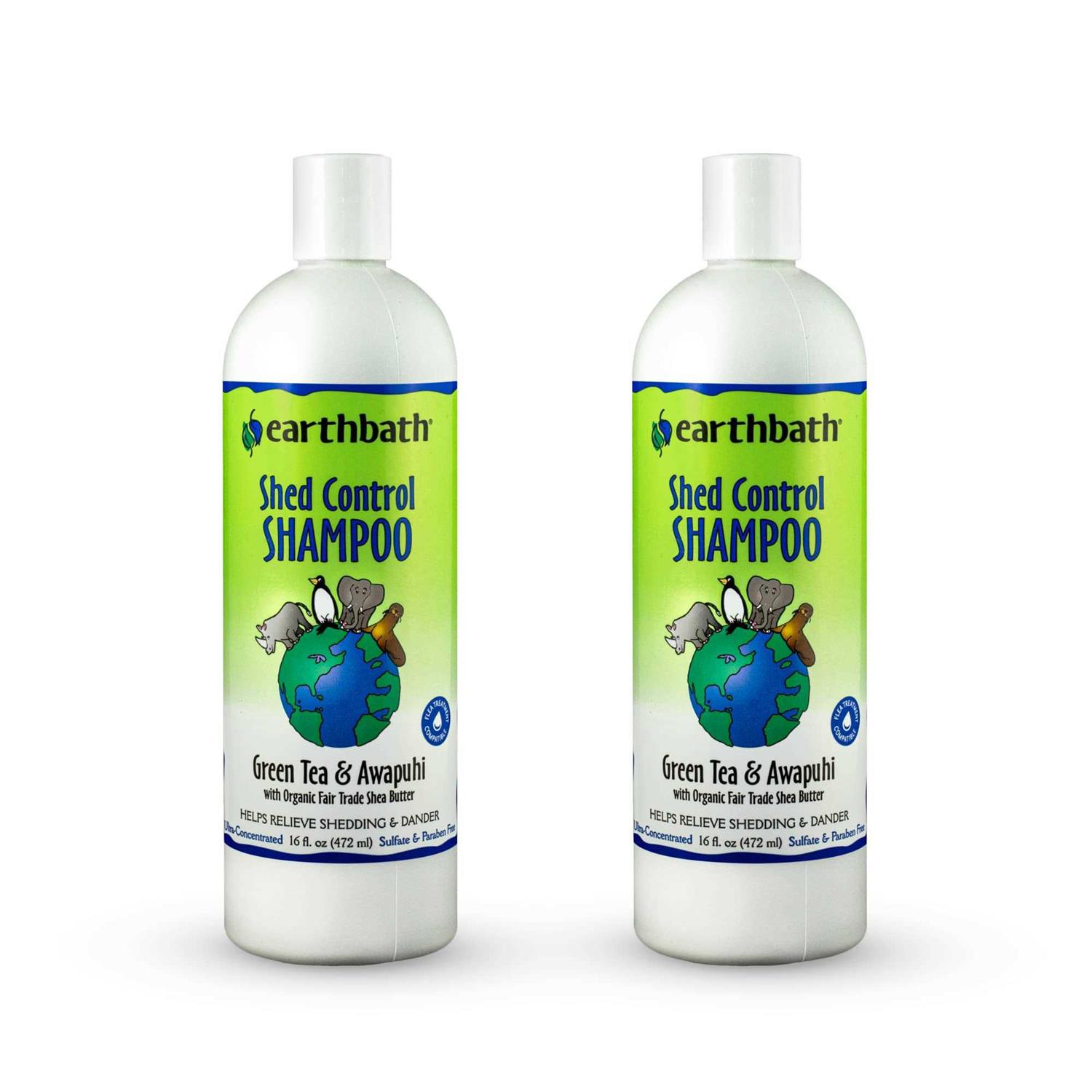 Earthbath Green Tea & Awapuhi Shed Control Shampoo - Pet Supplies online store