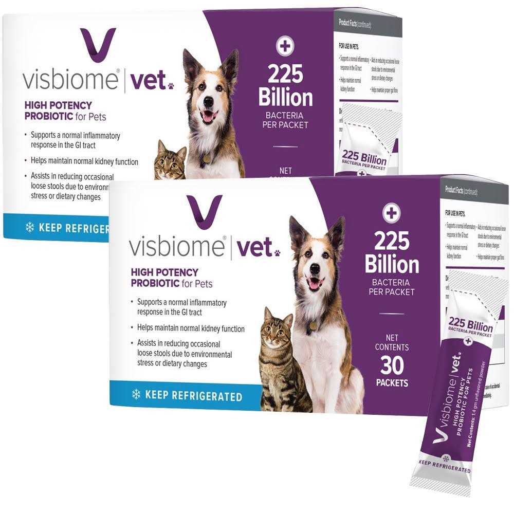 Visbiome Vet High Potency Probiotic for Pets - Pet Supplies online store
