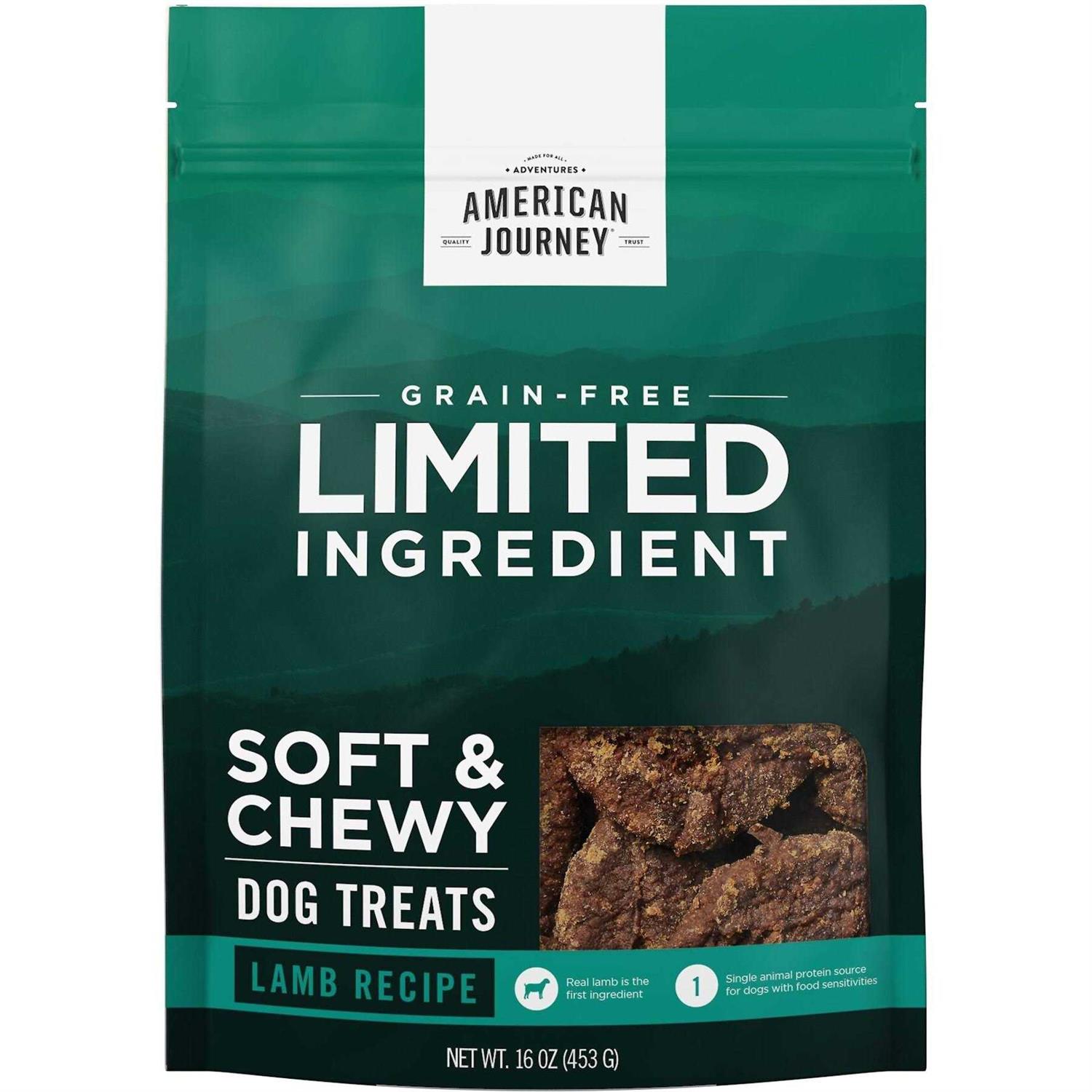 American Journey Limited Ingredient Grain-Free Recipe Soft & Chewy Dog Treats - Pet Supplies online store