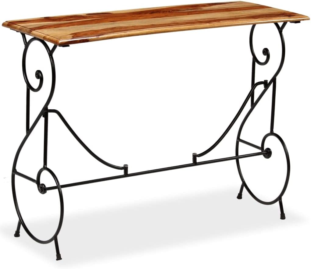 Console Table, Side Table, Foyer Table, Sideboard, Entryway Living Room Home Sofa Table, Console Table Solid Sheesham Wood 39.4