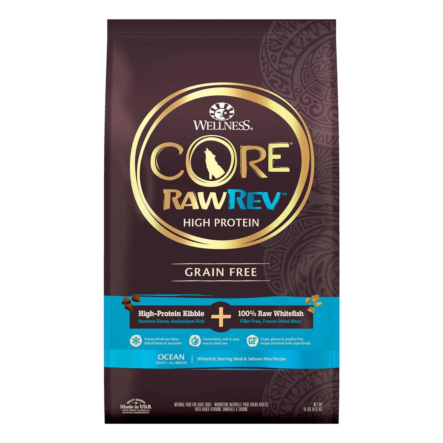 Wellness CORE RawRev Grain Free Whitefish Dog Food - Pet Supplies online store