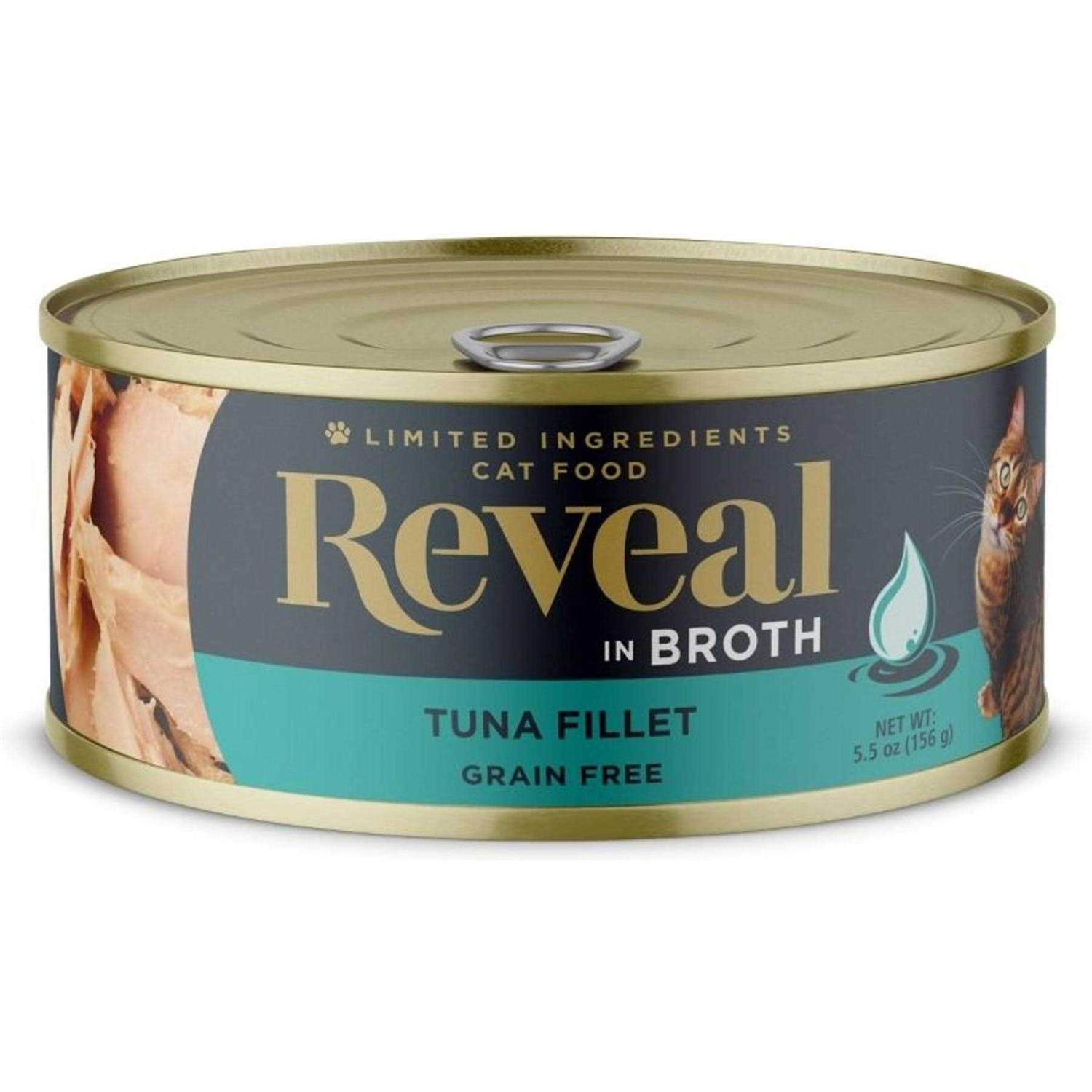 Reveal in Gravy Tuna Fillet Grain Free Cat Food - Pet Supplies online store