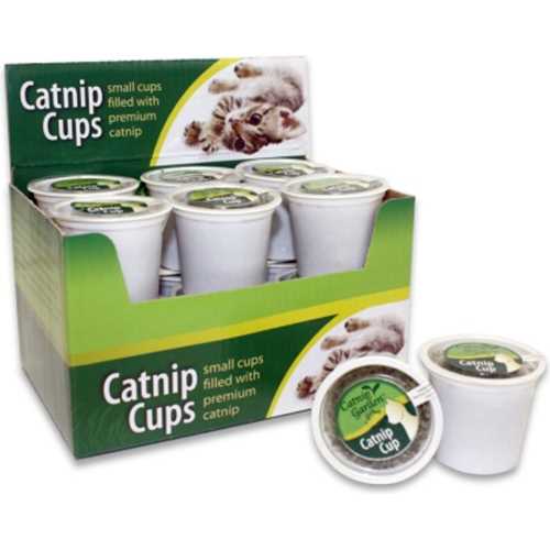 Multipet Catnip Garden Catnip Cups, 12 count - Pet Supplies online store