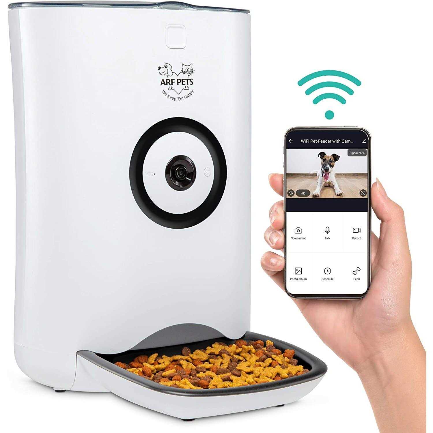 Arf Pets Smart Automatic Pet Feeder with Wi-Fi - Pet Supplies online store