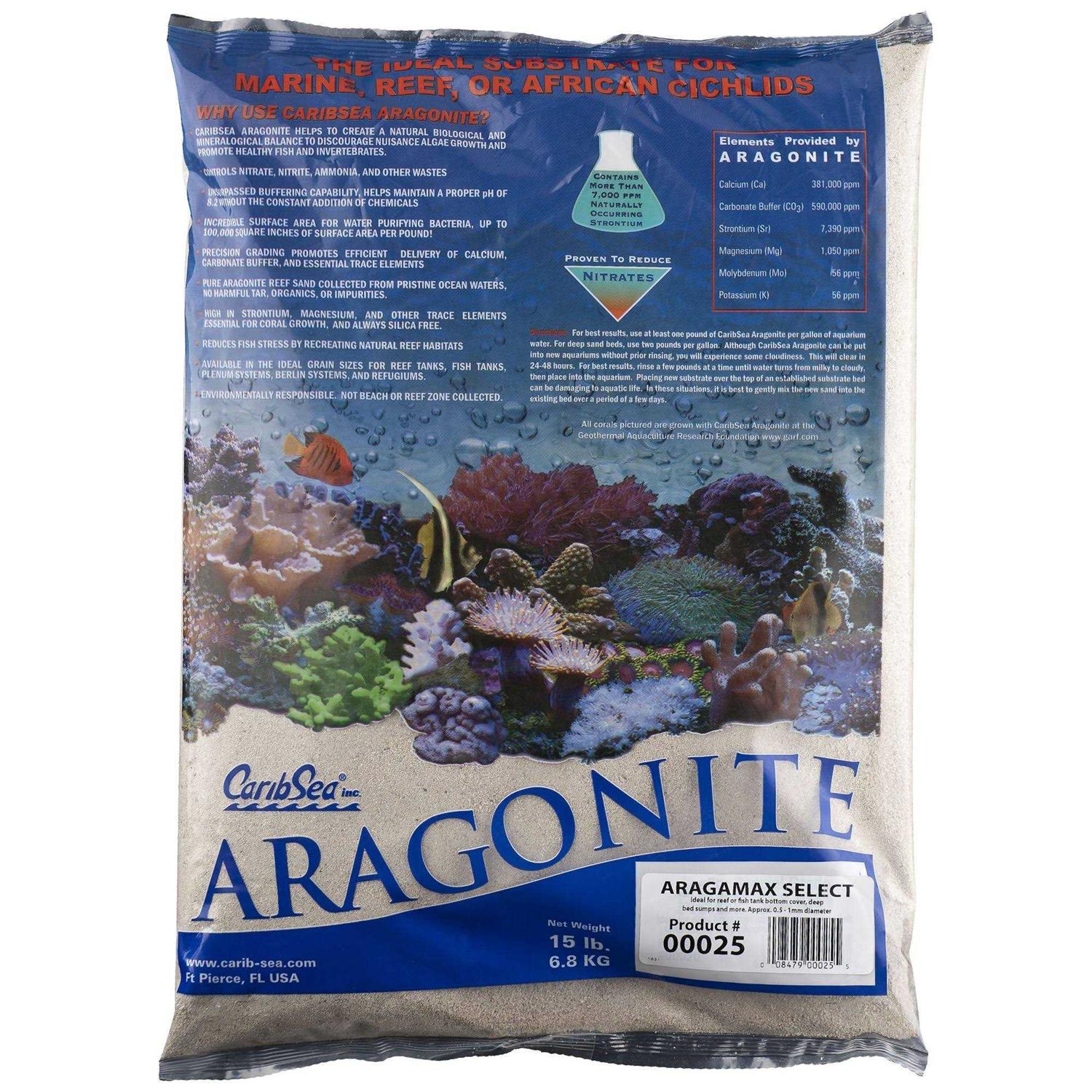 CaribSea Aragonite Aragamax Select Substrate - Pet Supplies online store