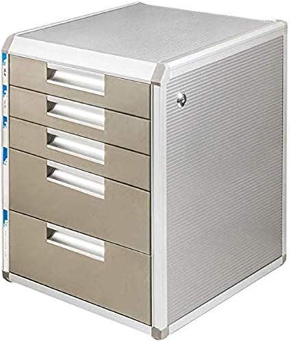 File cabinets 5th Floor Aluminum Alloy + Wood Board Drawer Cabinet Unit Office Supplies Paper Sorter Cupboard Storage Manager Home Office Furniture Bookcase (B)