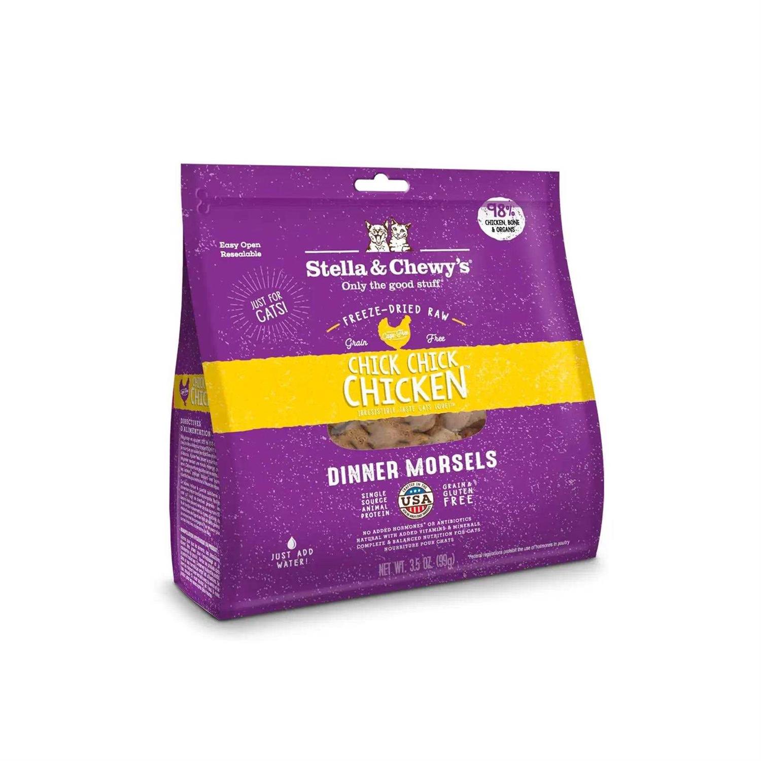 Stella & Chewy's Chick Chick Chicken Dinner Freeze-Dried Cat Food - Pet Supplies online store