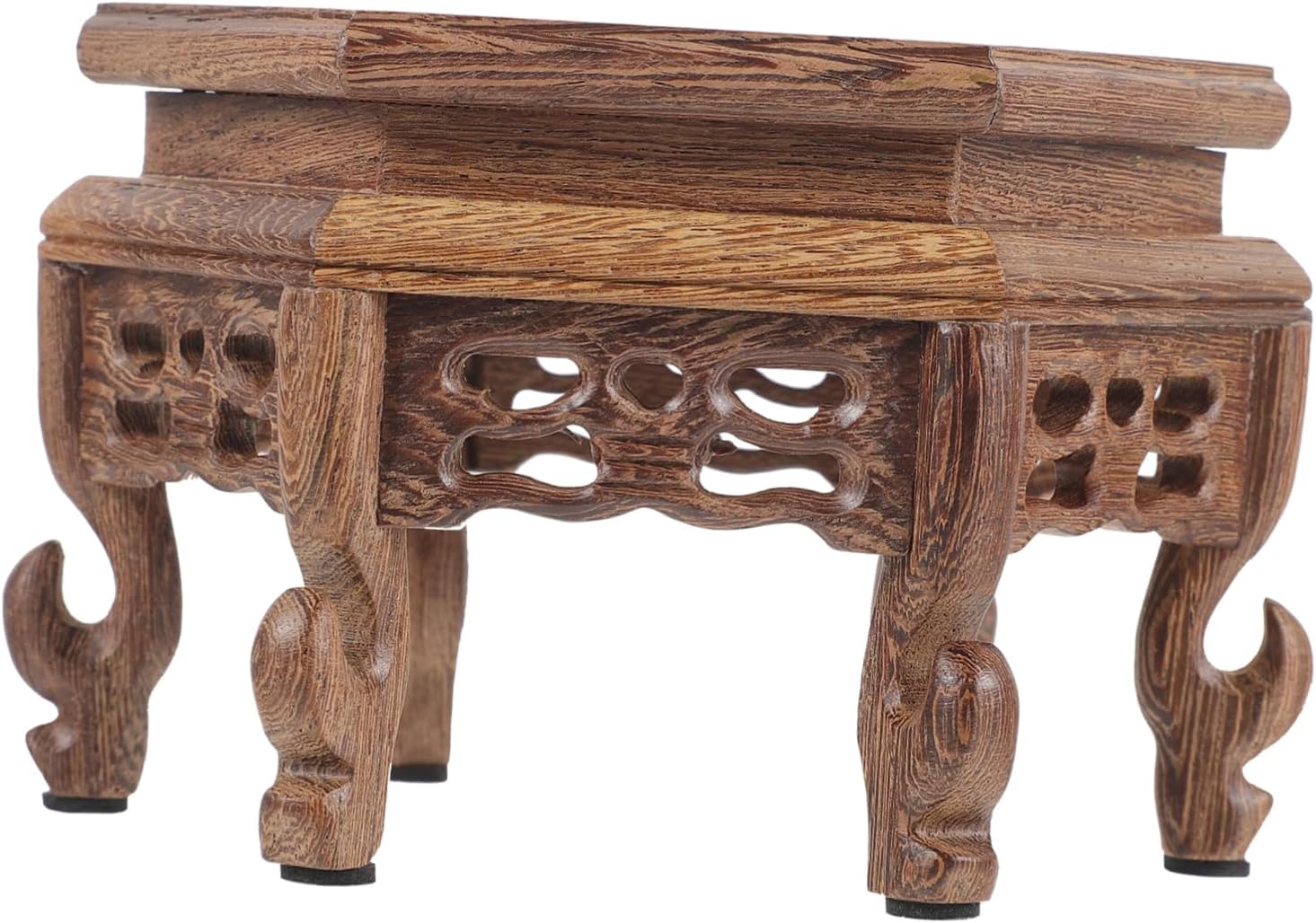 Wooden Plant Table Wood Planter Stool Wooden Fishbowl Stand Chinese Fish Bowl Stand Wooden Plant Pot Stand Wood Decorative Base Outdoor Plant Stand Indoor Jewelry Rack