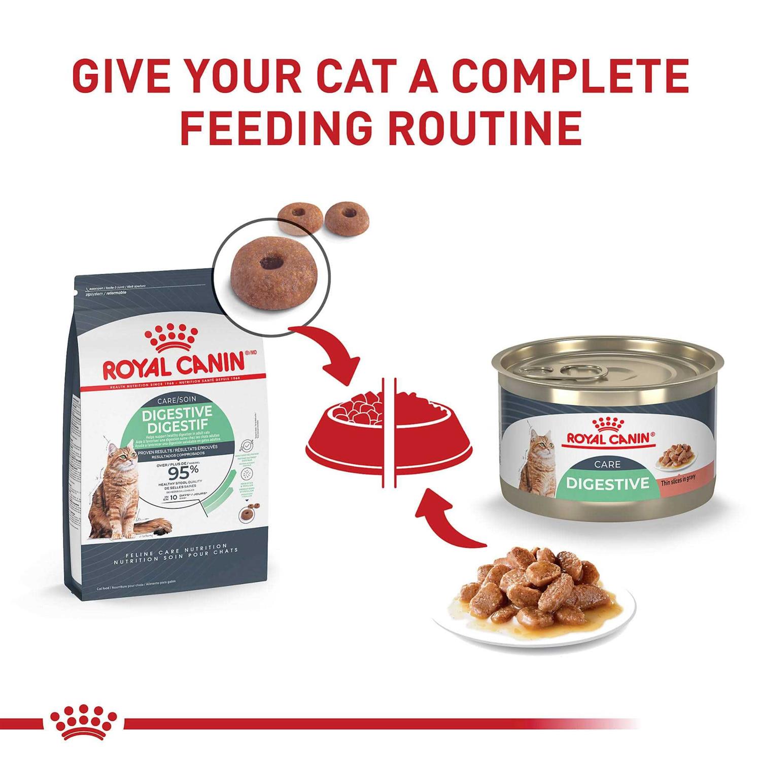 Royal Canin Digest Sensitive Thin Slices in Gravy Wet Cat Food - Pet Supplies online store