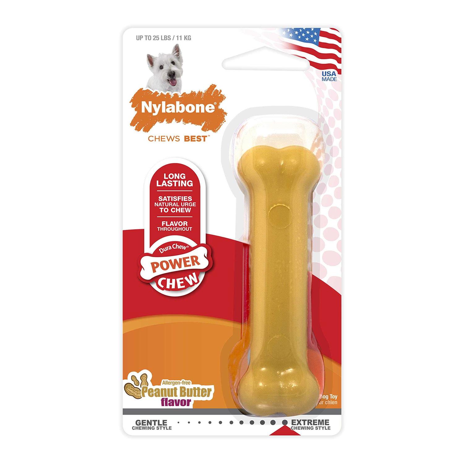 Nylabone Bacon Chew Bone - Pet Supplies online store