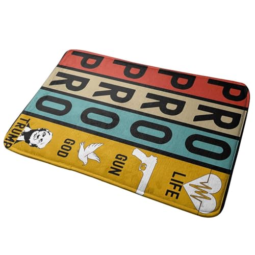 Pro-Life â€‹pro God Pro Gun Pro Trump Ultra Soft Area Rug for Living Room Indoor Decoration Non Slip Carpet Bedroom Mat Nursery Office Home Decor