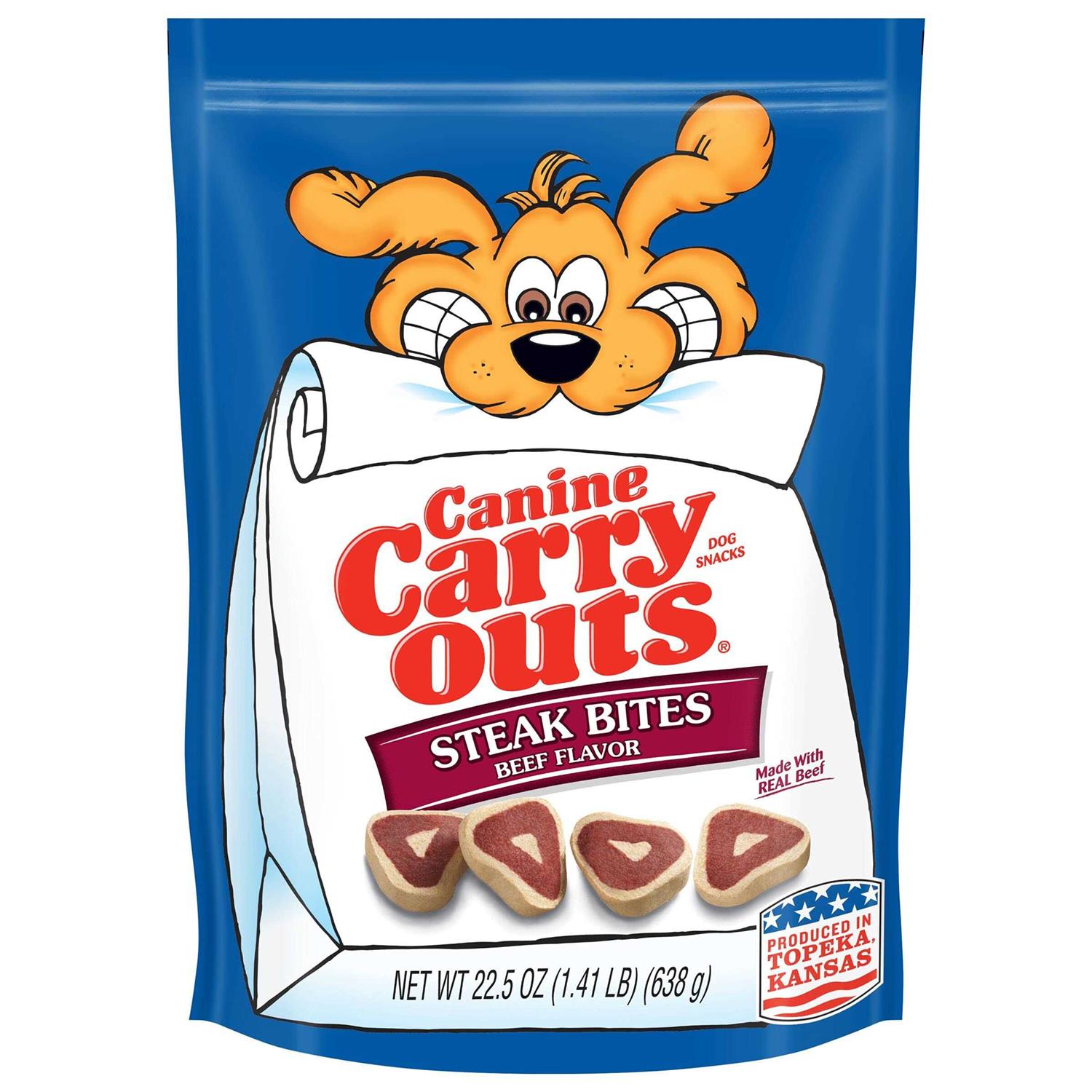 Canine Carry Outs Beef Flavor Dog Treats - Pet Supplies online store