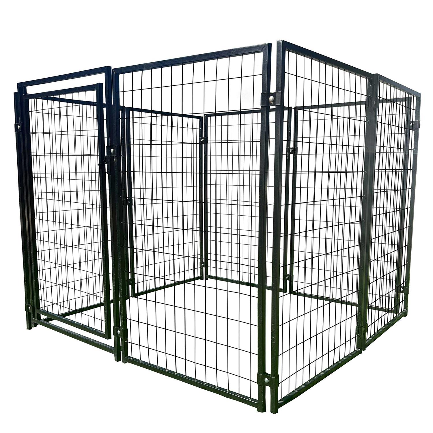 ALEKO Steel Dog Kennel Playpen Indoor Outdoor Pen for Small/Medium/Large Puppy/Dog - Pet Supplies online store