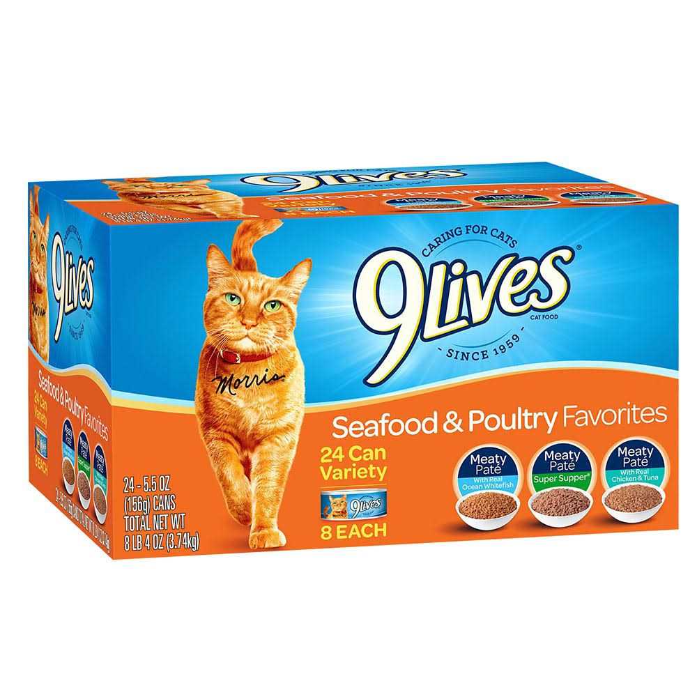 9Lives Seafood & Poultry Favorites Variety Pack Cat Food - Pet Supplies online store