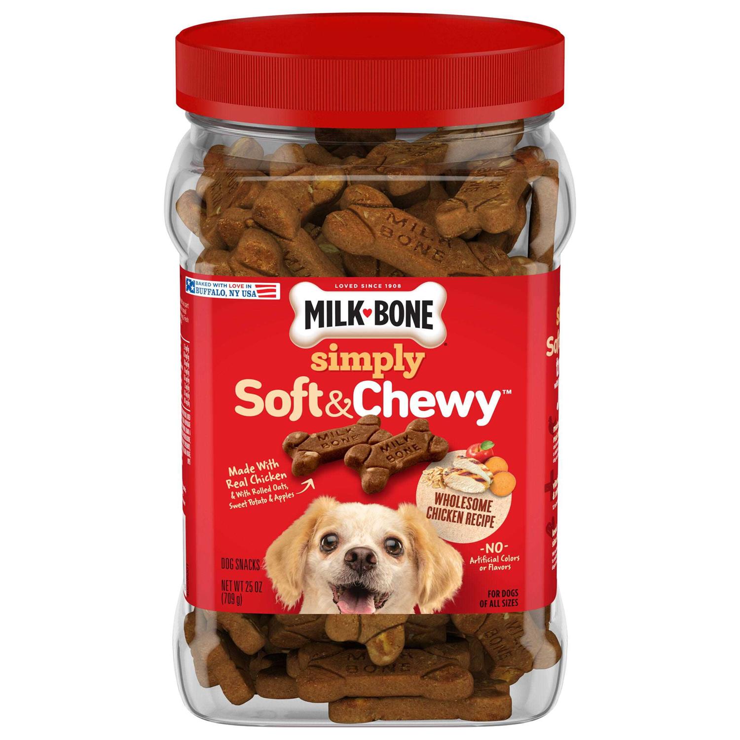 Milk-Bone Simply Soft & Chewy Dog Treats - Pet Supplies online store