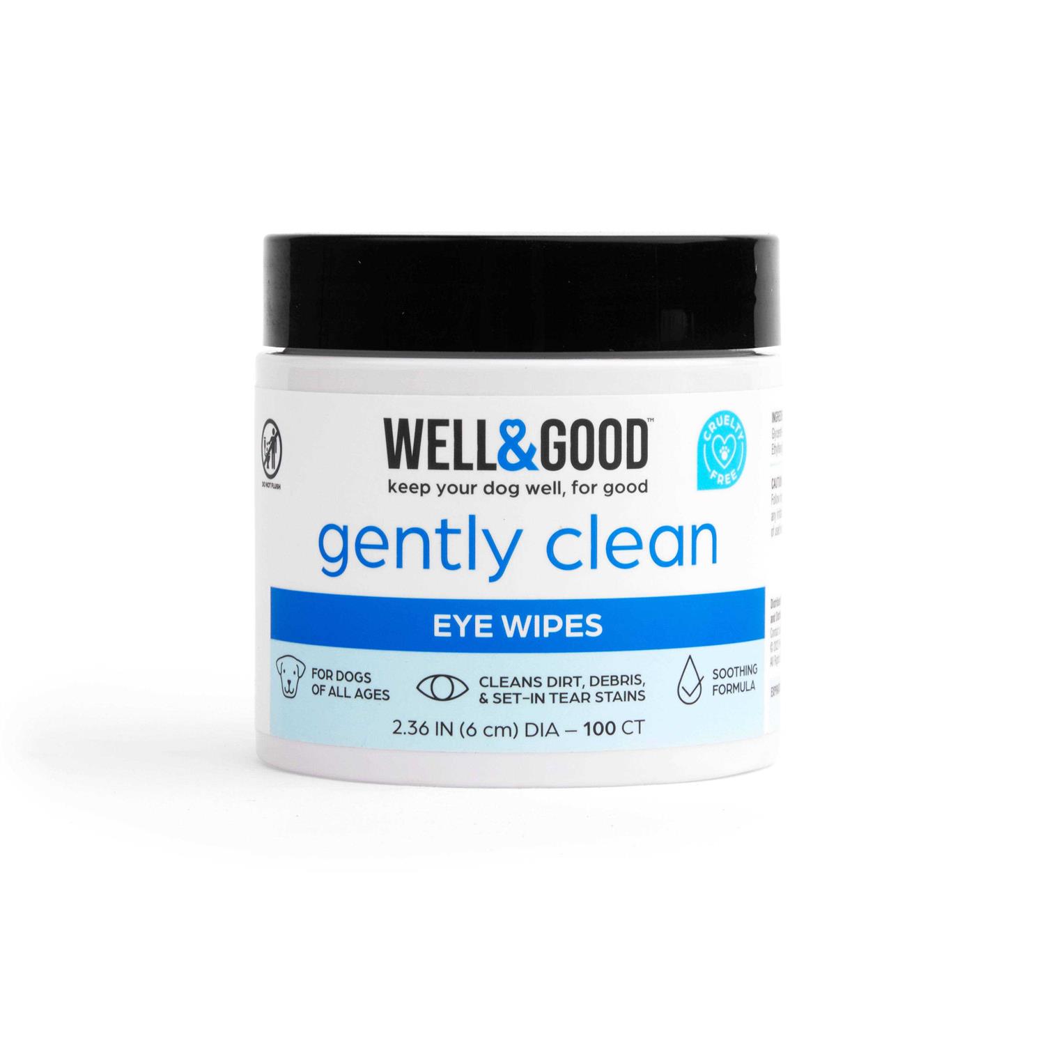 Well & Good Dog Eye Wipes - Pet Supplies online store