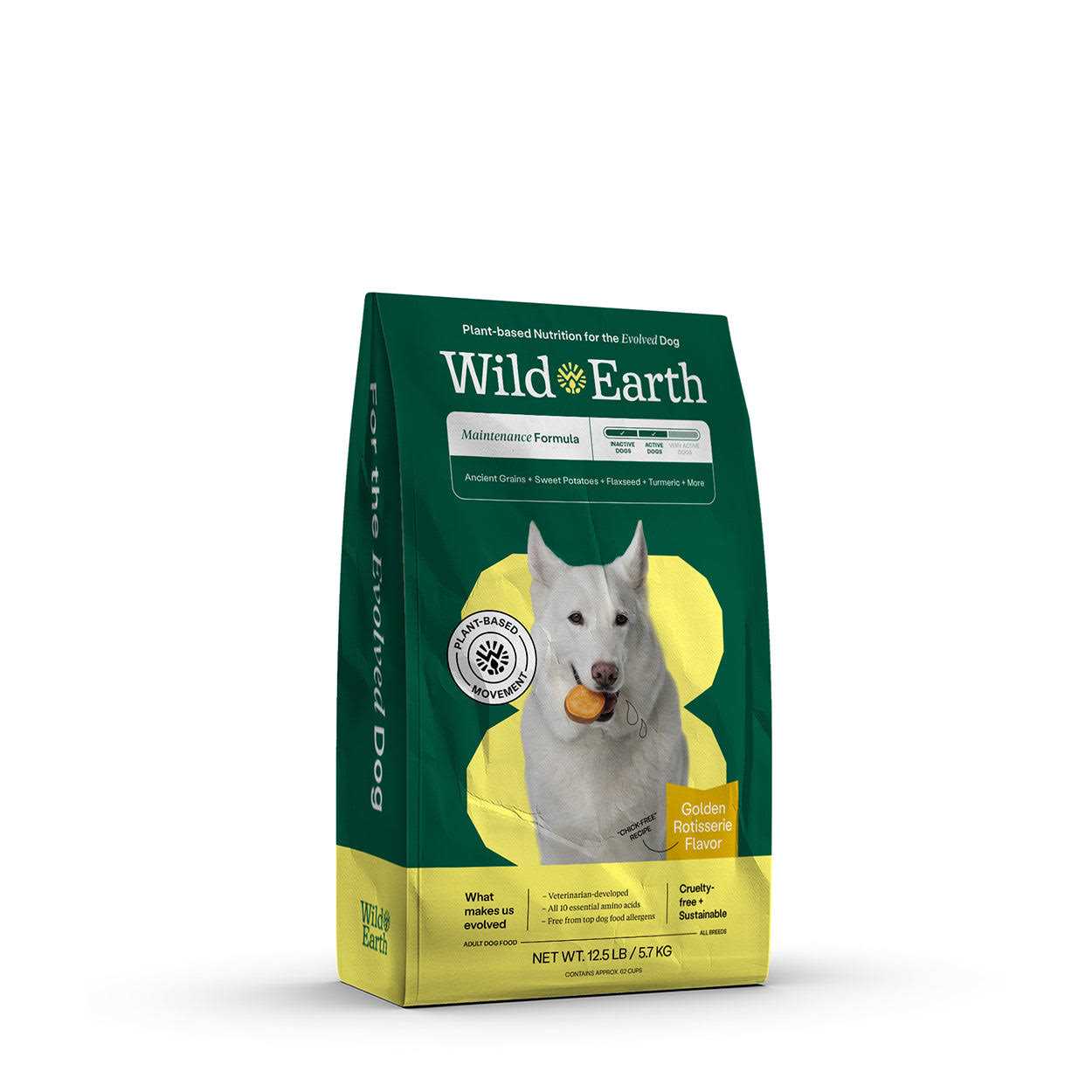Wild Earth Golden Rotisserie Flavor Maintenance Formula Dry Dog Food - Pet Supplies online store