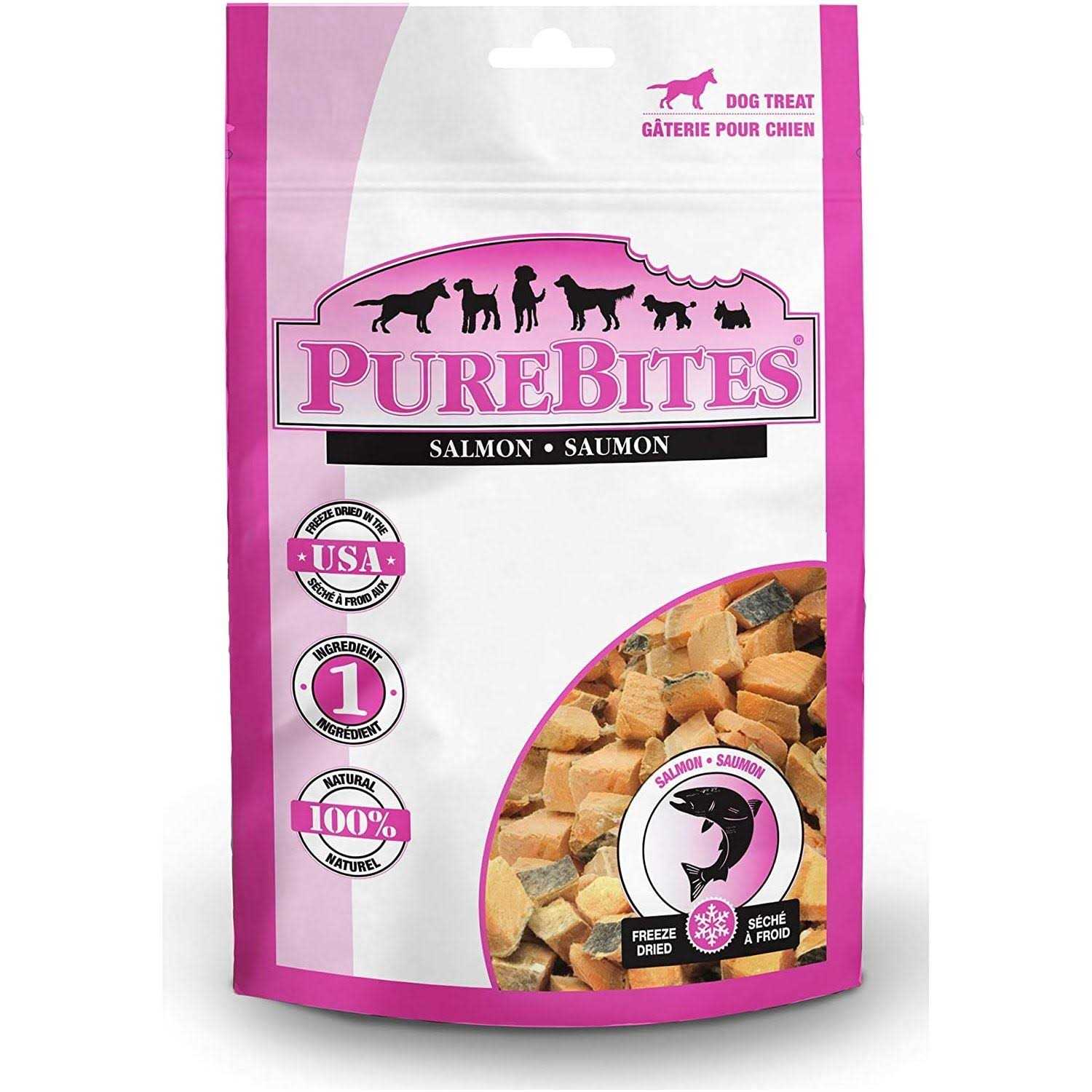 PureBites Freeze Dried Salmon Dog Treats - Pet Supplies online store