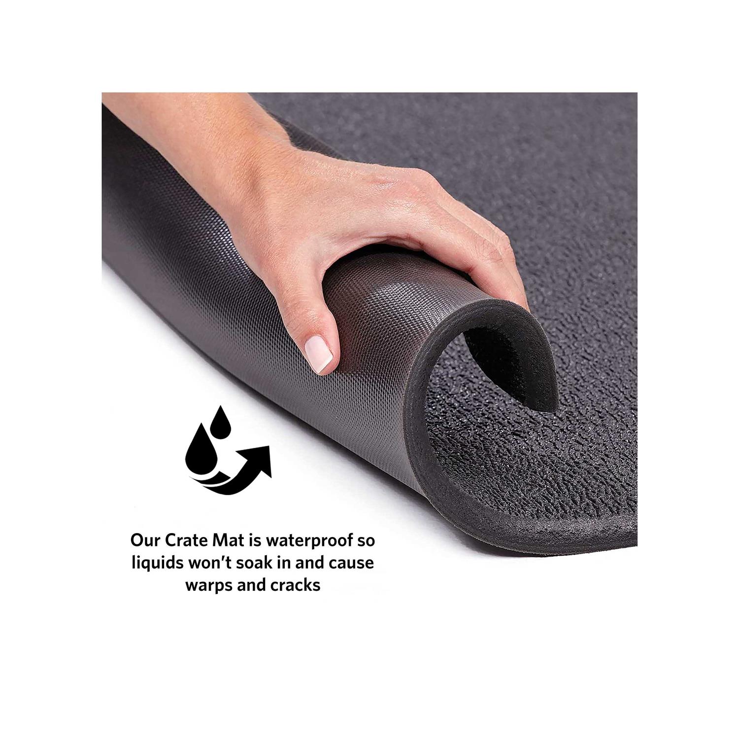 Quiet Time Cushioned Waterproof Dog Crate Mat - Pet Supplies online store