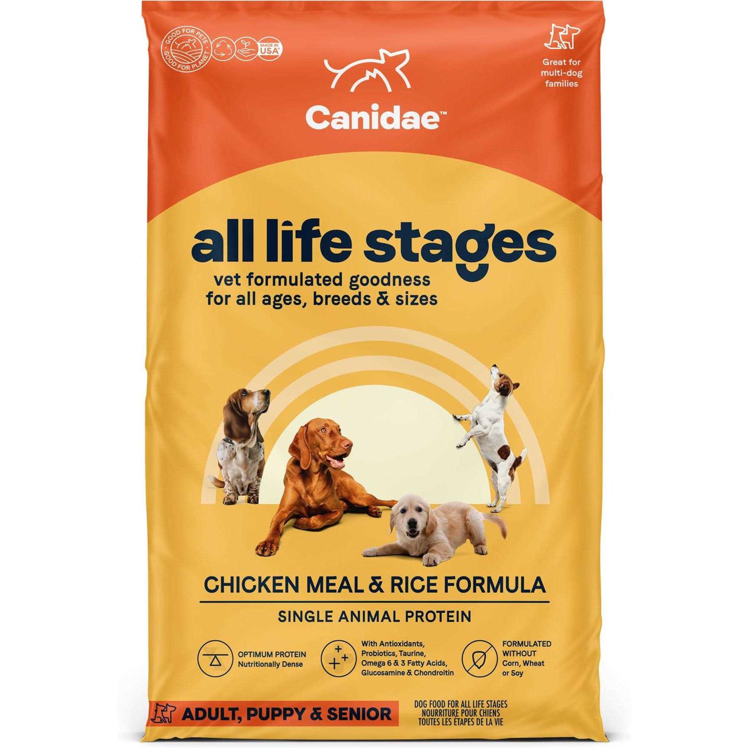 Canidae All Life Stages Chicken Meal & Rice Dry Dog Food - Pet Supplies online store