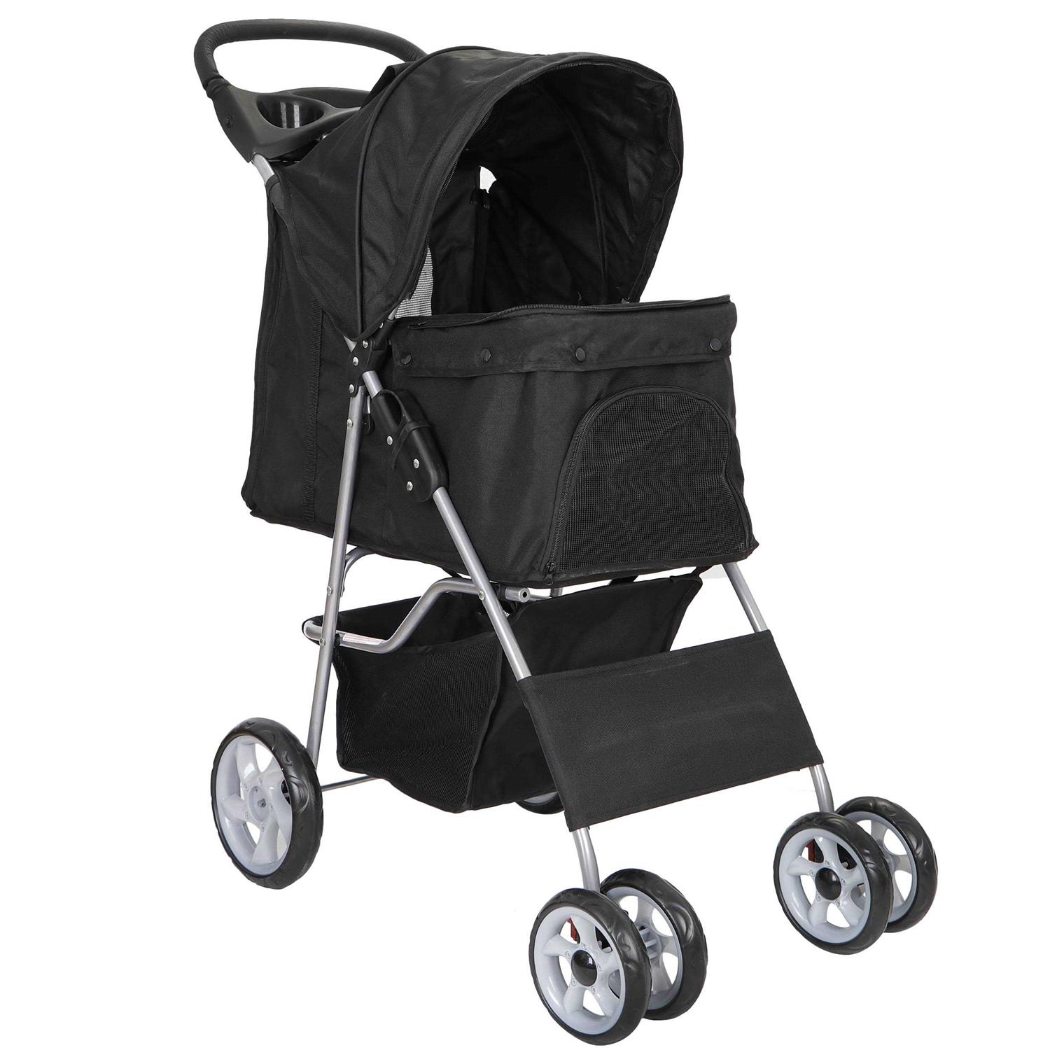 ZENY 4 Wheel Foldable Dog Pet Stroller - Pet Supplies online store