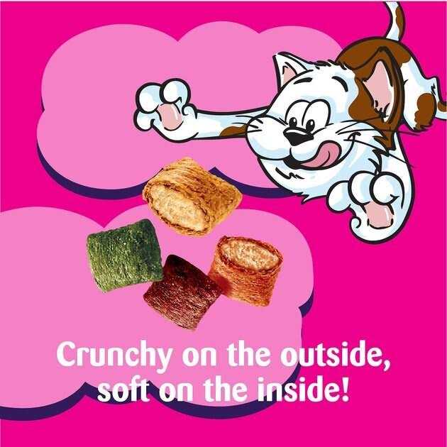 Temptations MixUps Purricorn Chicken Dairy & Shrimp Flavors Crunchy & Soft Cat Treats - Pet Supplies online store