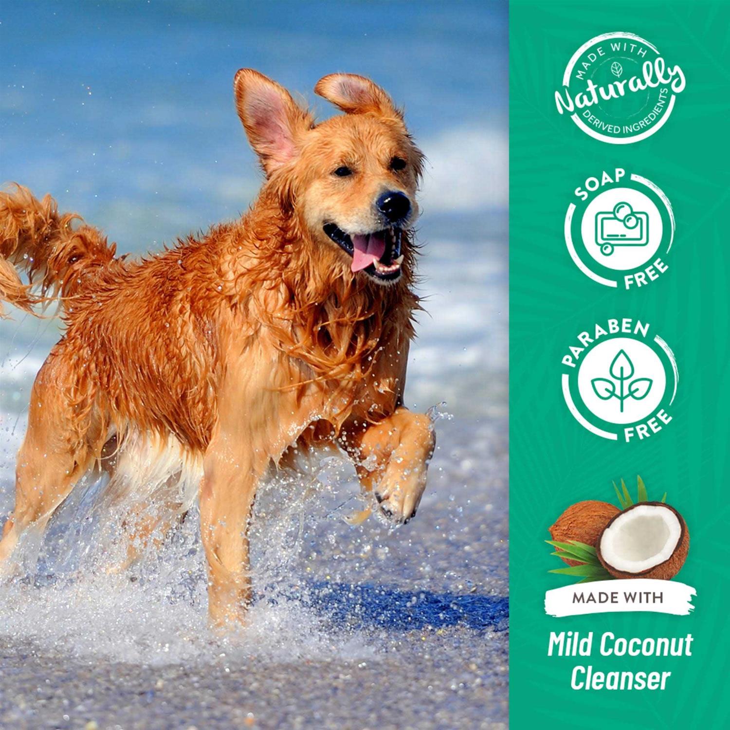 Tropiclean Whitening Awapuhi & Coconut Shampoo - Pet Supplies online store