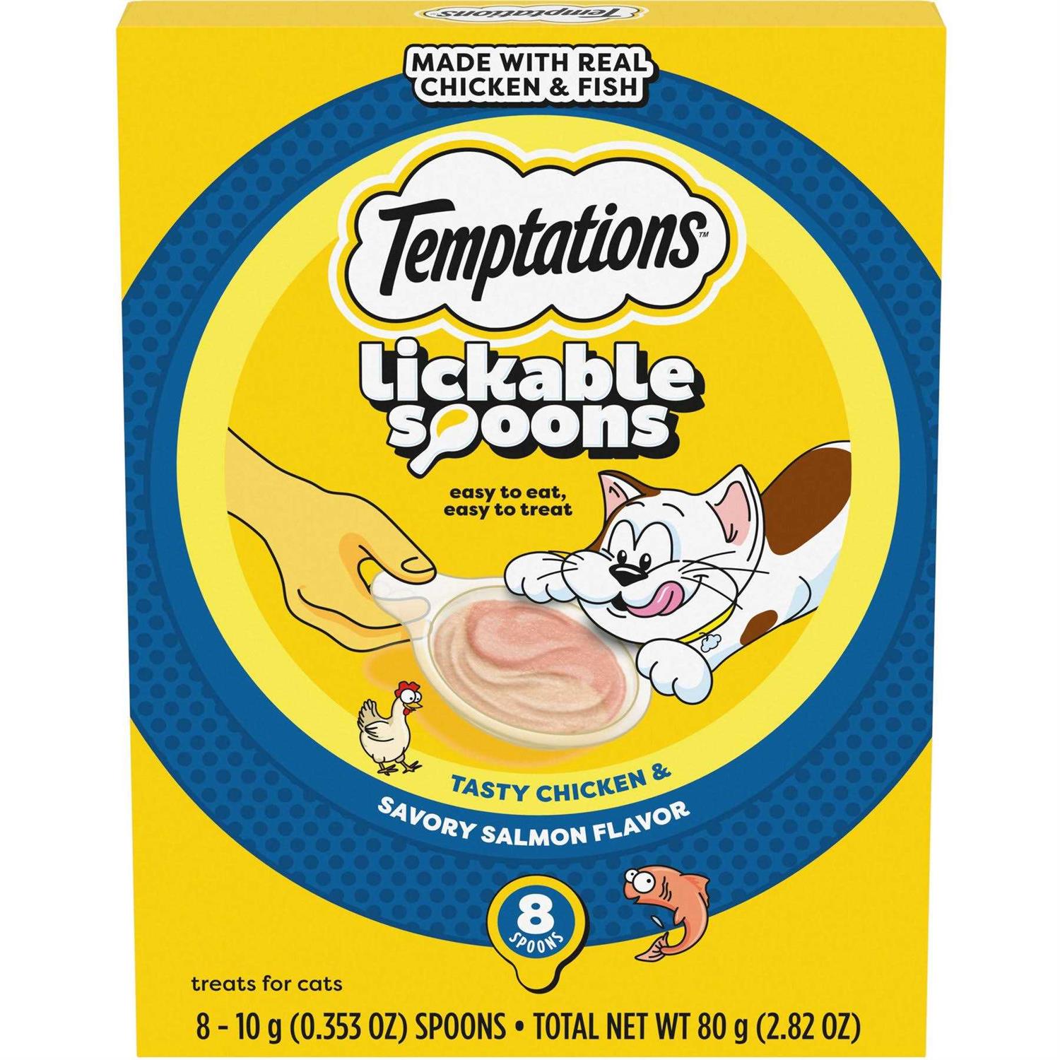 Temptations Lickable Spoons Cat Treats - Pet Supplies online store