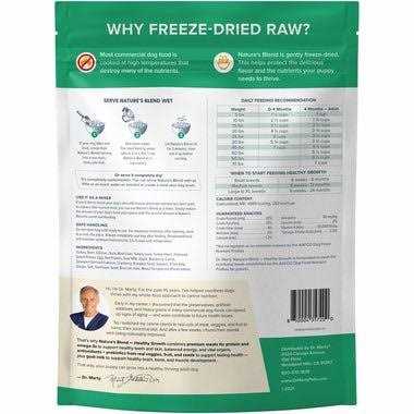 Dr. Marty Nature's Blend Healthy Growth Freeze Dried Raw Dog Food - Pet Supplies online store