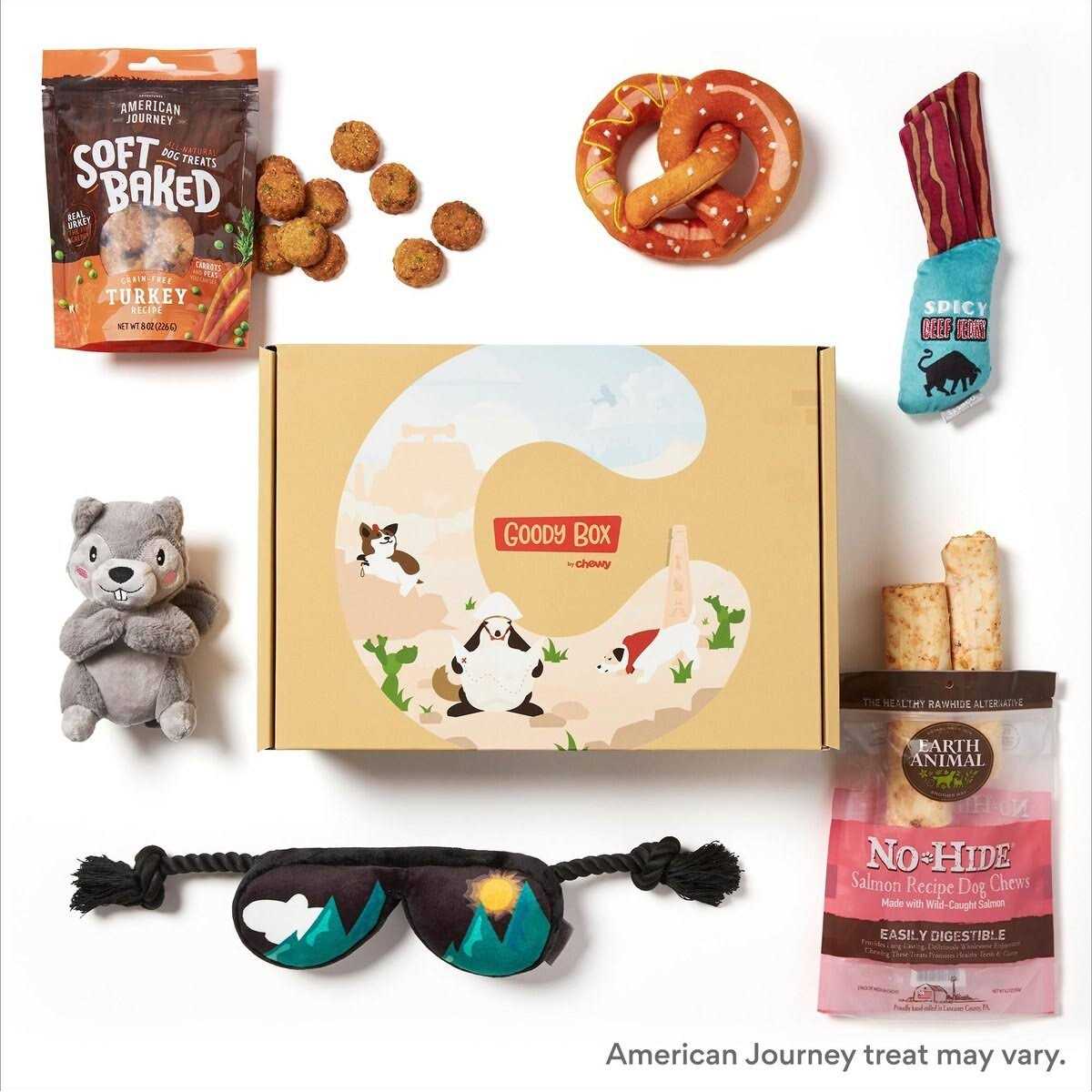 Goody Box Adventure Toys & Treats For Dogs - Pet Supplies online store