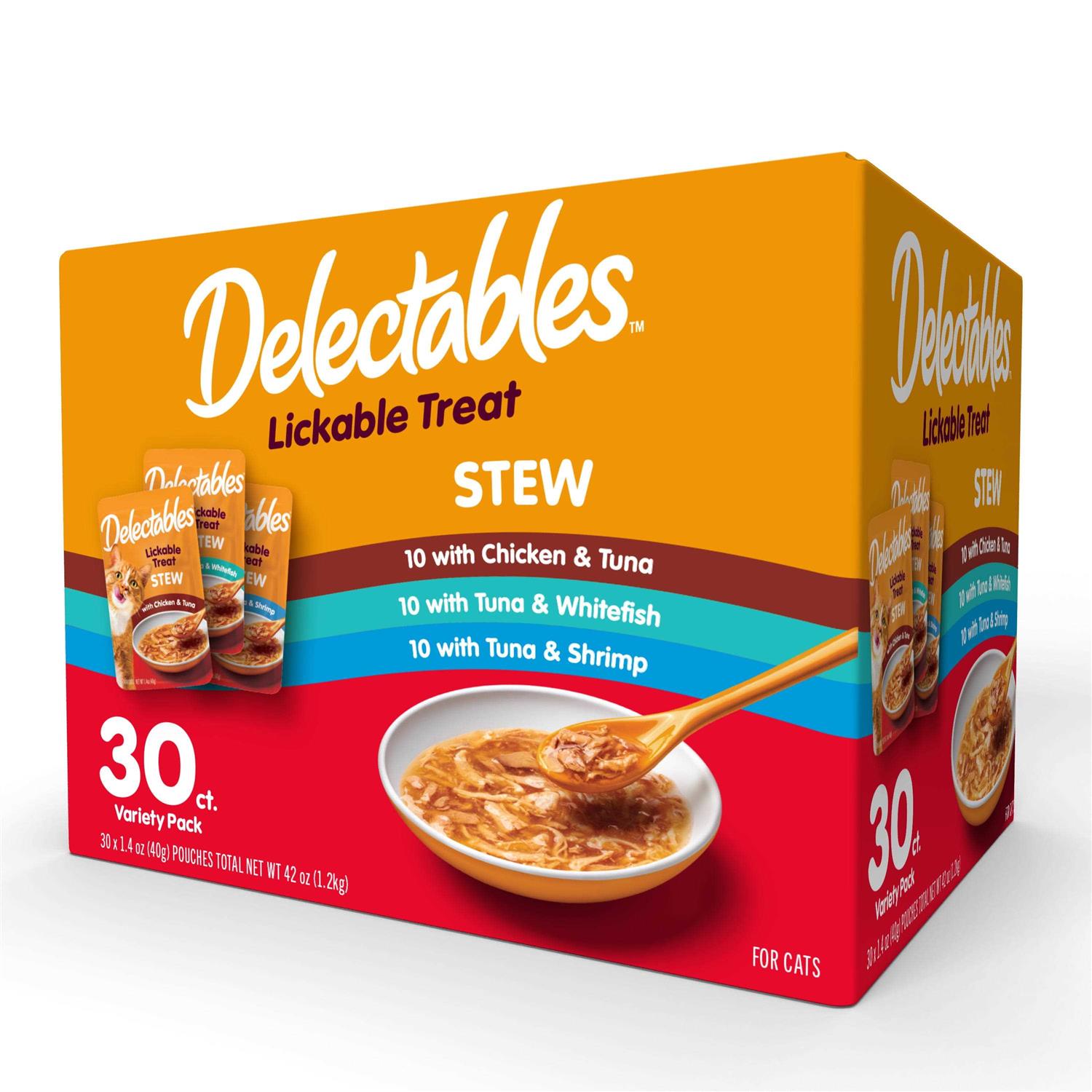 Hartz Delectables Stew Lickable Wet Cat Treats Variety Pack - Pet Supplies online store