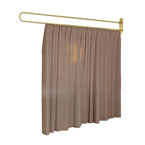 1 Set Room Divider Curtains for Hospital Beauty Clinic Between Beds, Tall 2m Privacy Partitions Cubicle Curtain/Drapes Panels with U Shaped Rail Metal Support Track, Modern Area Separator Screen