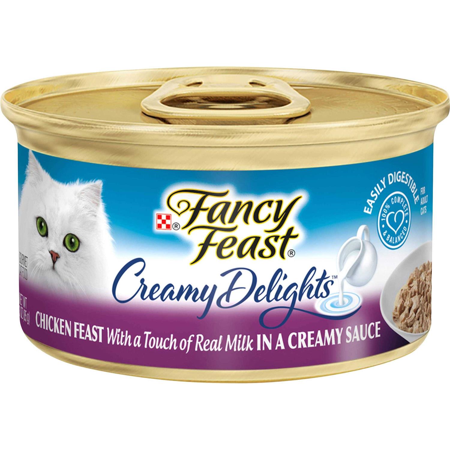 Purina Fancy Feast Creamy Delights Feast Wet Cat Food - Pet Supplies online store