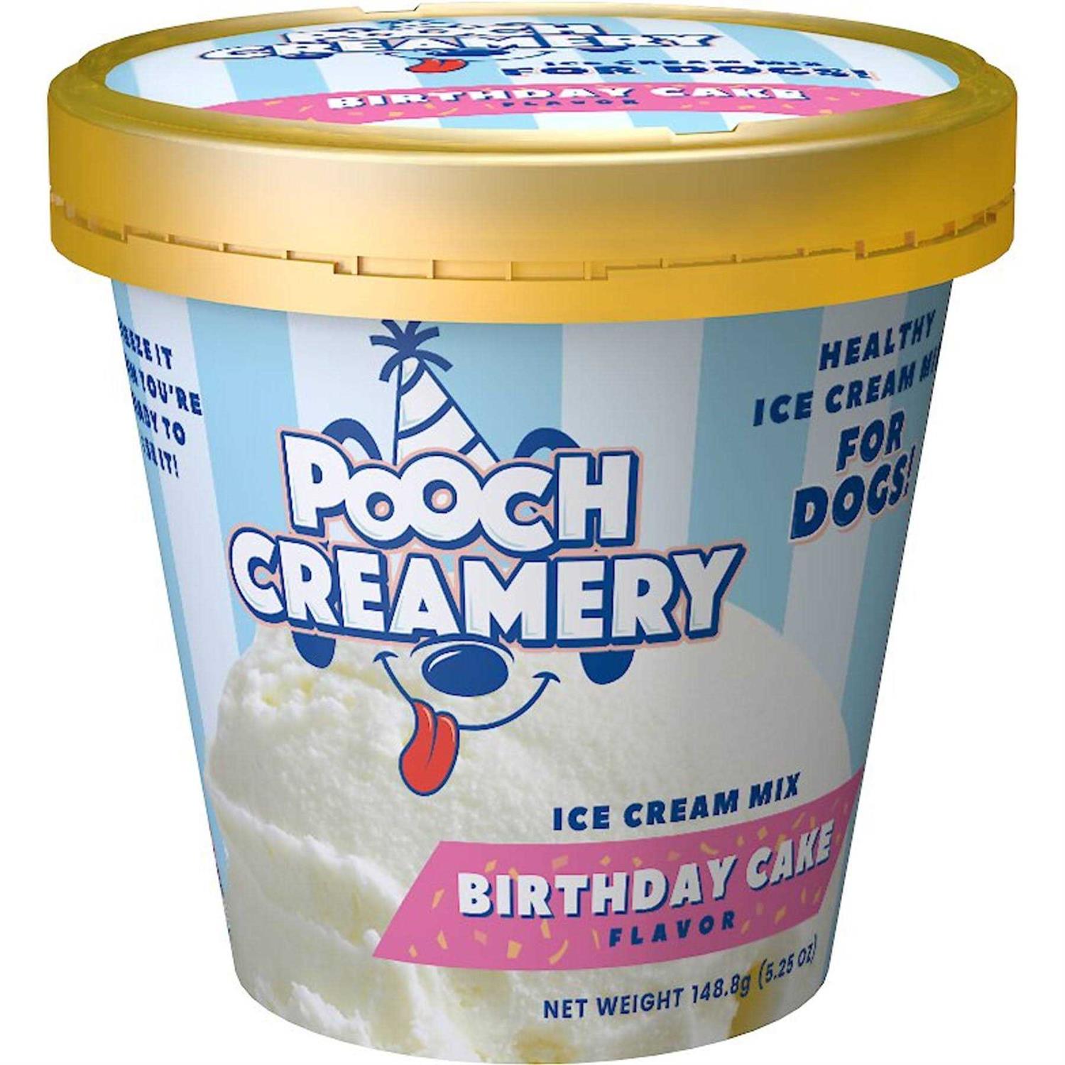Pooch Creamery Birthday Cake Ice Cream Mix Dog Treat - Pet Supplies online store