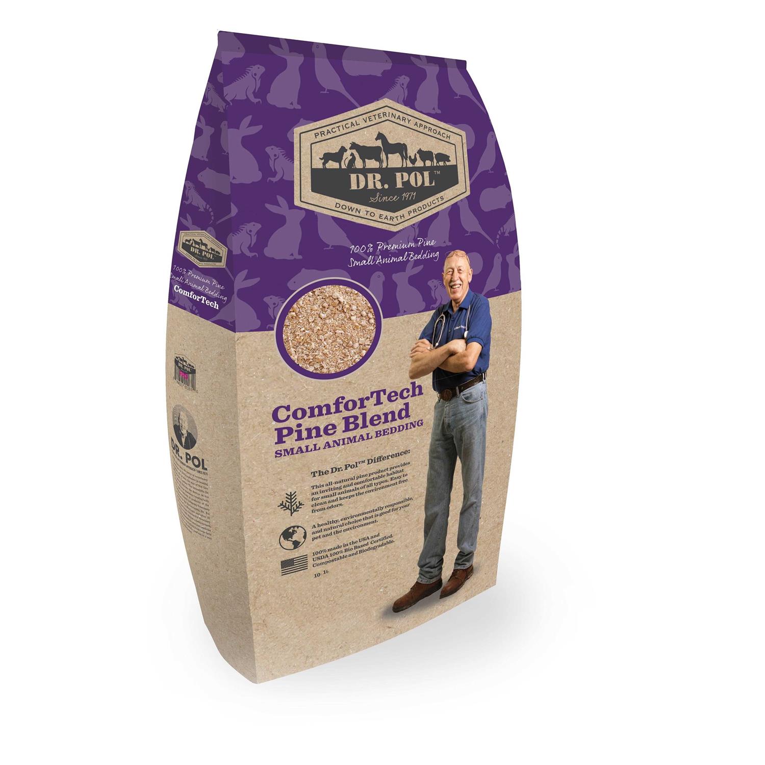 Dr Pol ComforTech Small Animal Bedding -14lb Bag - Pet Supplies online store