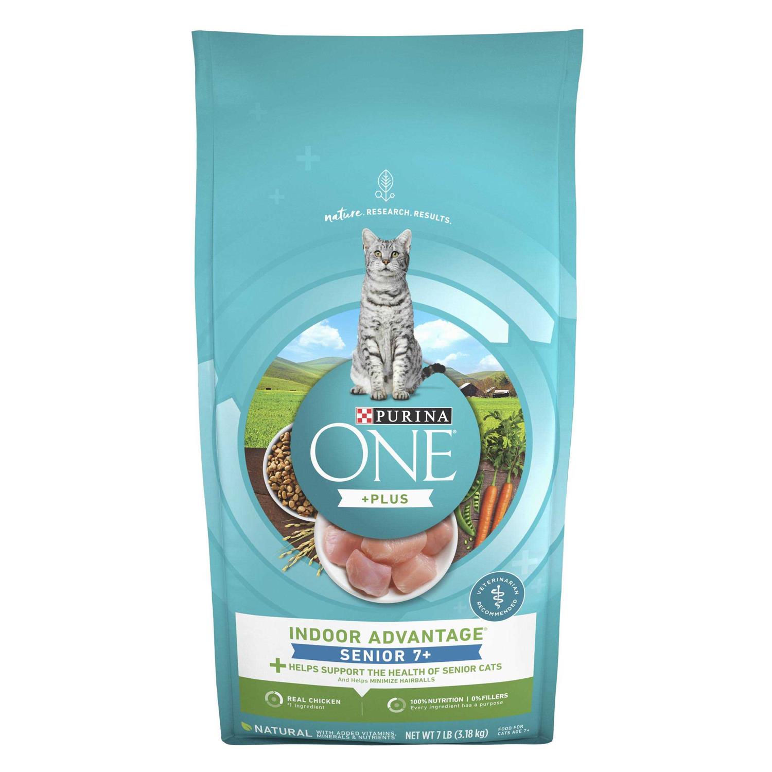 Purina ONE Smartblend Vibrant Maturity 7+ Senior Dry Cat Food - Pet Supplies online store