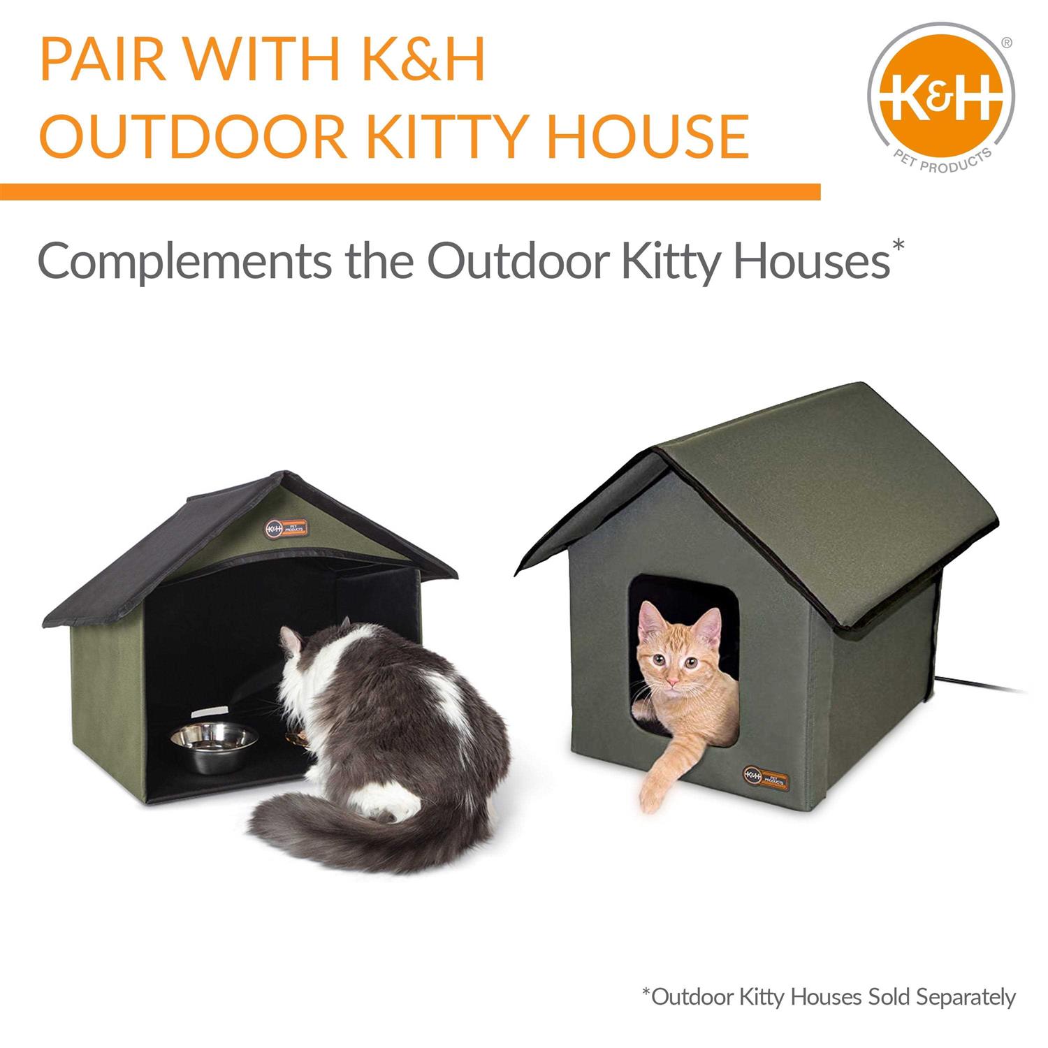 K&H Pet Products Outdoor Kitty Dining Room - Pet Supplies online store