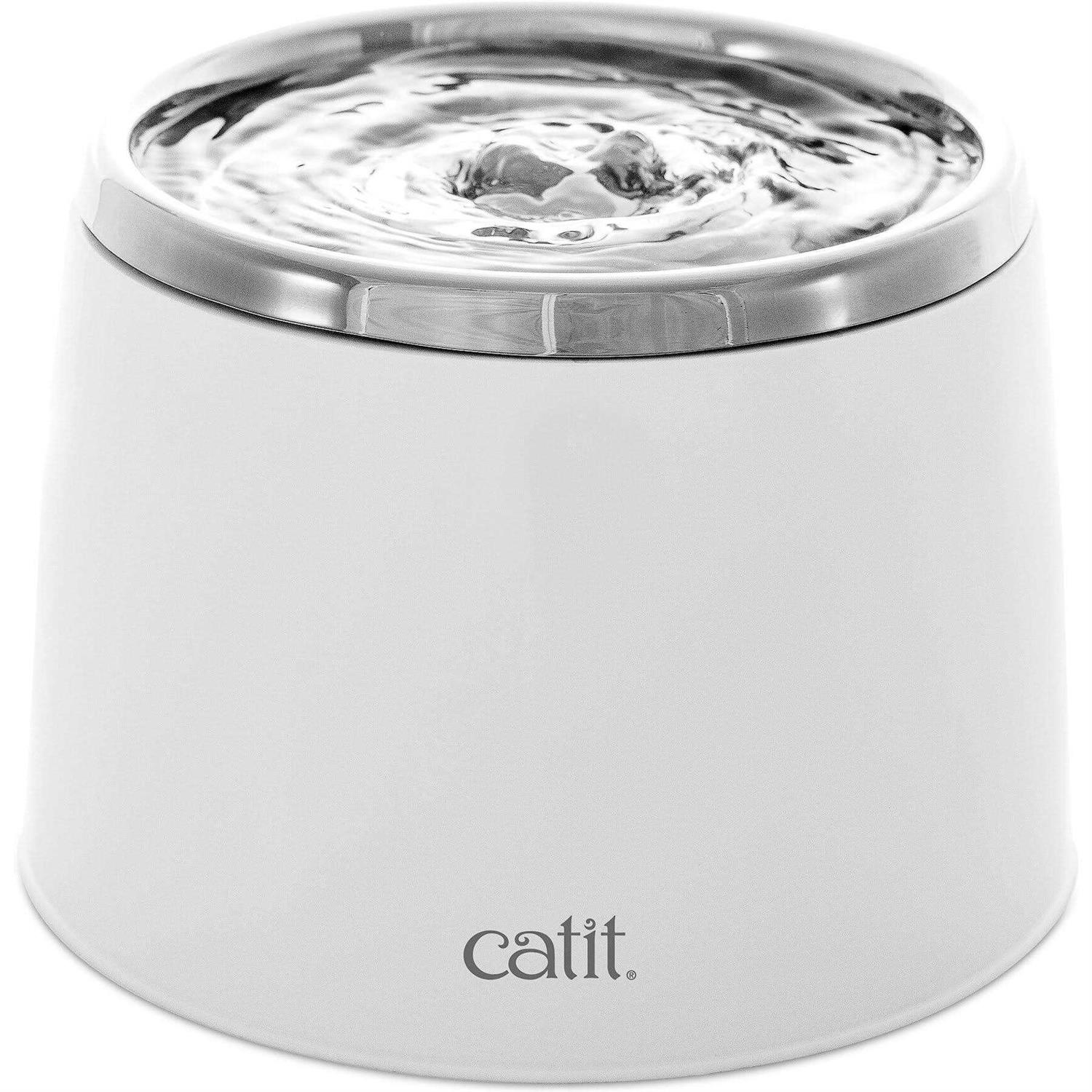 Catit Fresh & Clear Stainless Steel Top Fountain - Pet Supplies online store