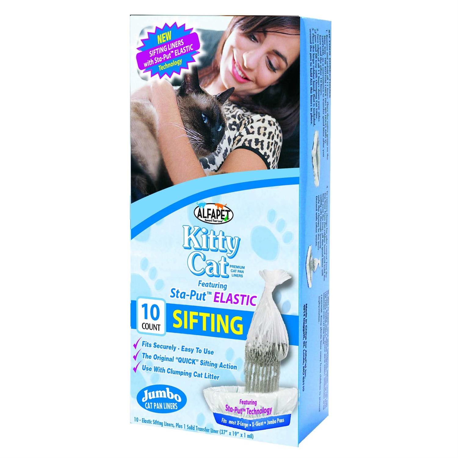 Alfa Pet Sifting Elastic Cat Pan Liners - Pet Supplies online store