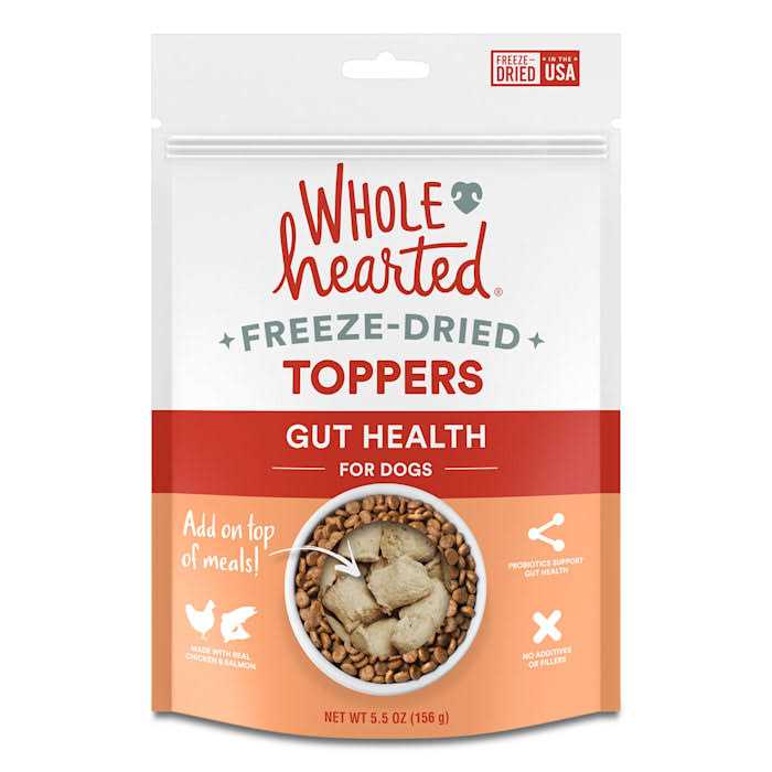 WholeHearted Freeze-Dried Health Dog Food Toppers - Pet Supplies online store