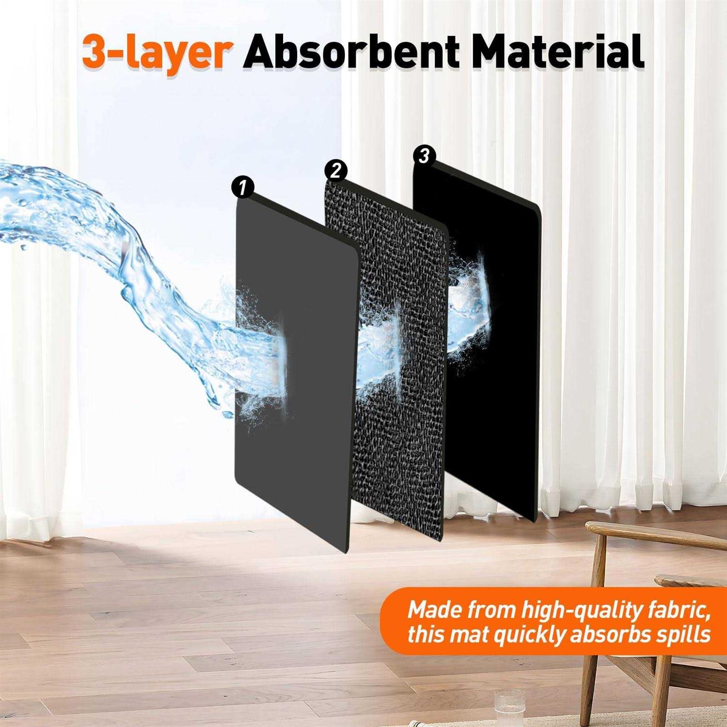 16 x 24 Inch Pet Feeding Mat Dog Mat for Food and Water Dog Food Absorbent Mat - Pet Supplies online store