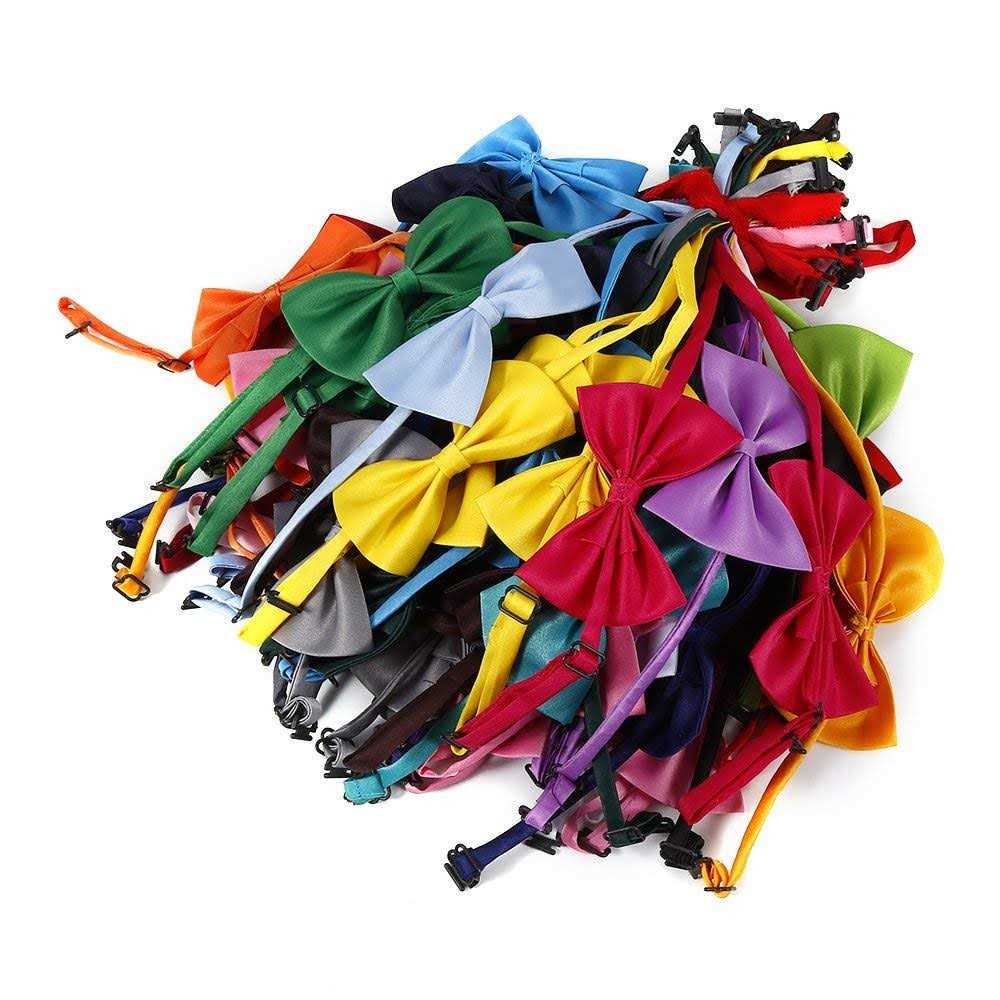 50Pcs Dog Bow Ties with Adjustable Collar - Pet Supplies online store