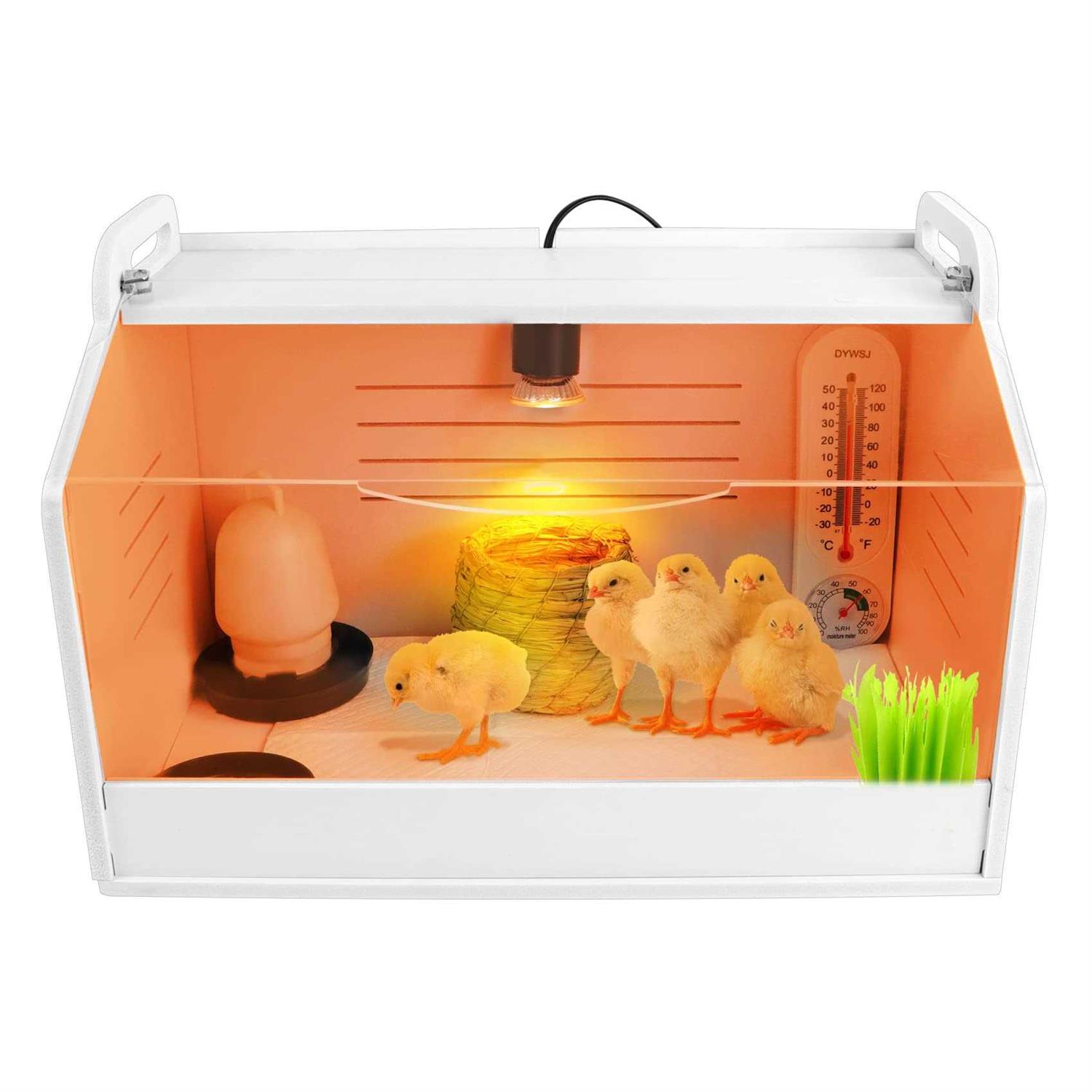 Chick Brooder Brooding Box for Chicks/Parrot/Duckling/Kittens/Puppies with Heating lamp - Pet Supplies online store