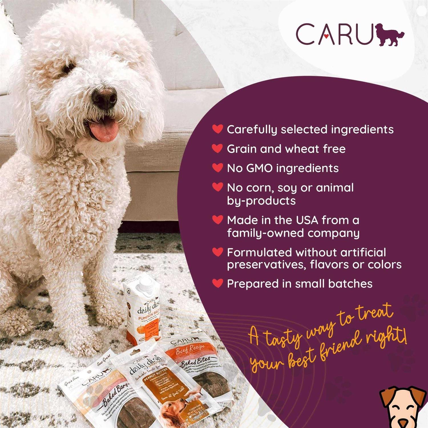 Caru Soft 'n Tasty Baked Bites Recipe Dog Treats - Pet Supplies online store