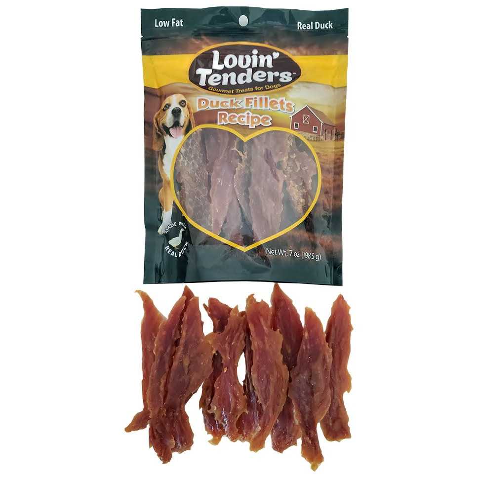 Lovin Tenders Duck Jerky Dog Treat - Pet Supplies online store