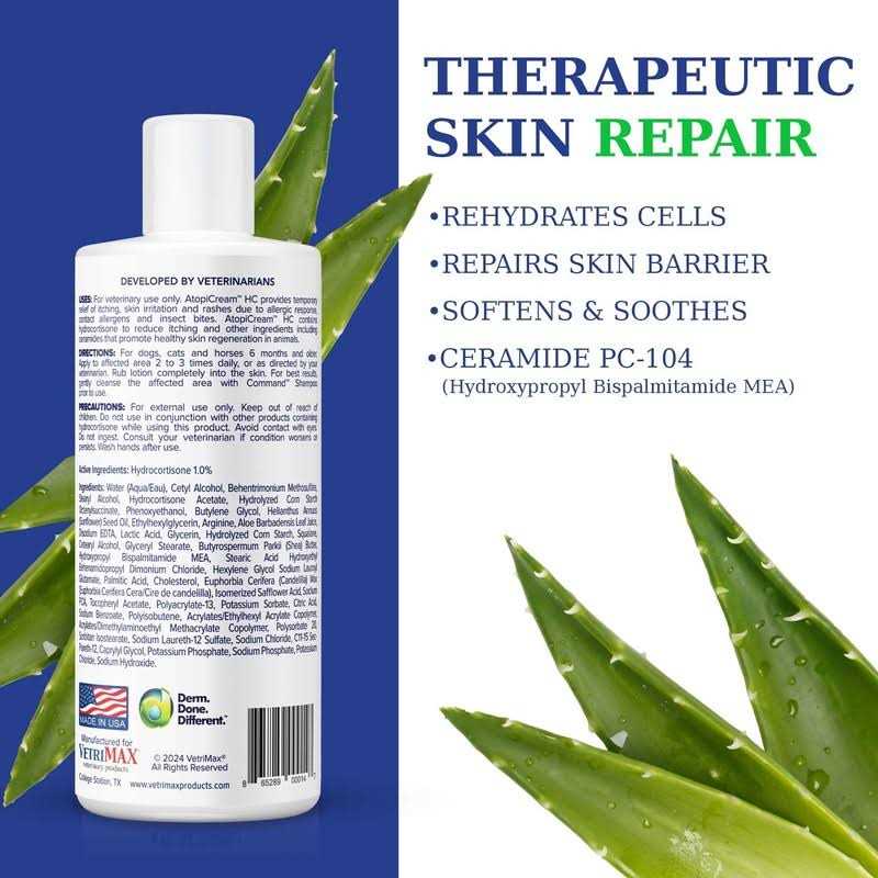 AtopiCream HC Leave-On Lotion/Conditioner for Animals - Pet Supplies online store